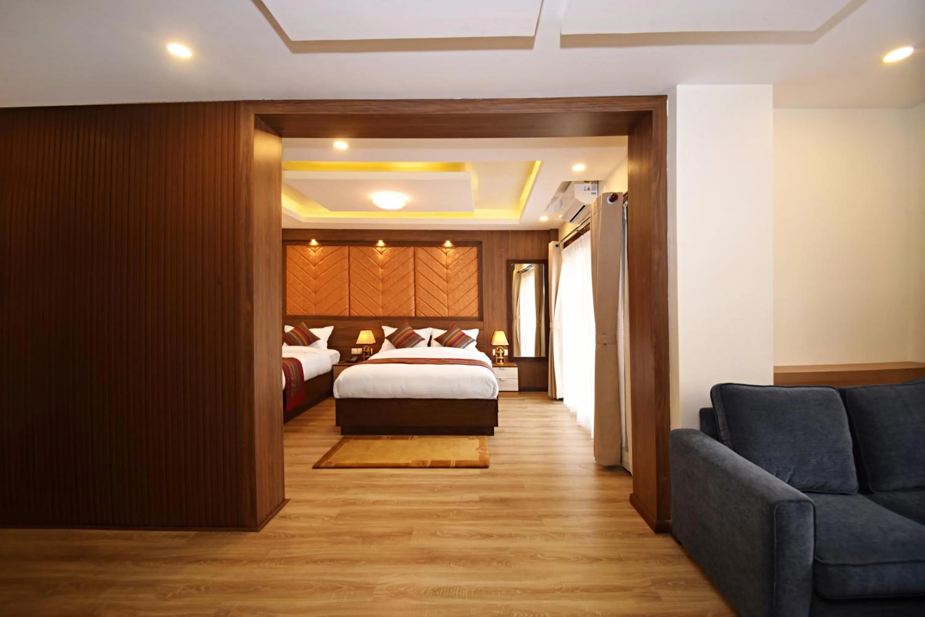 Bedroom, Bed in Hotel Sherpani