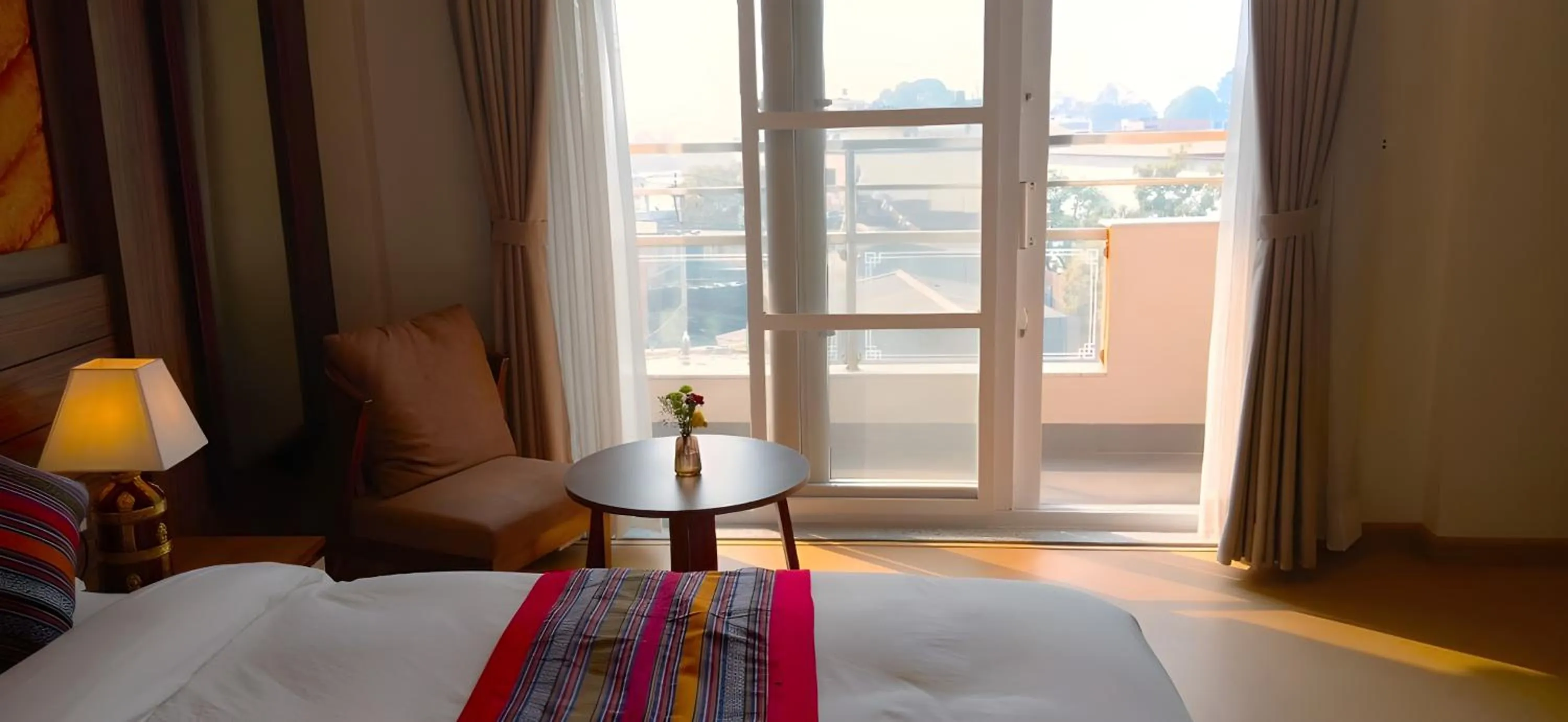 Bed in Hotel Sherpani