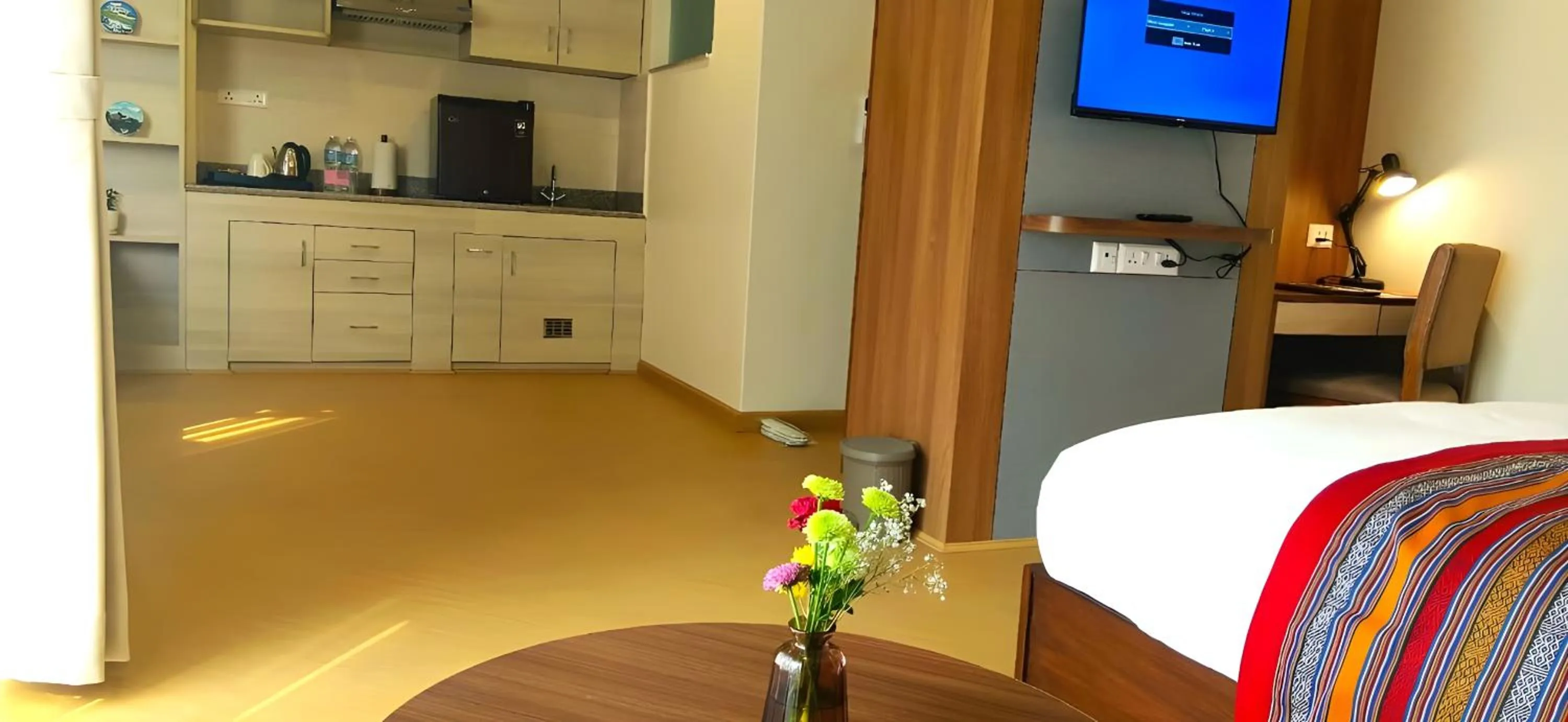 Bed in Hotel Sherpani