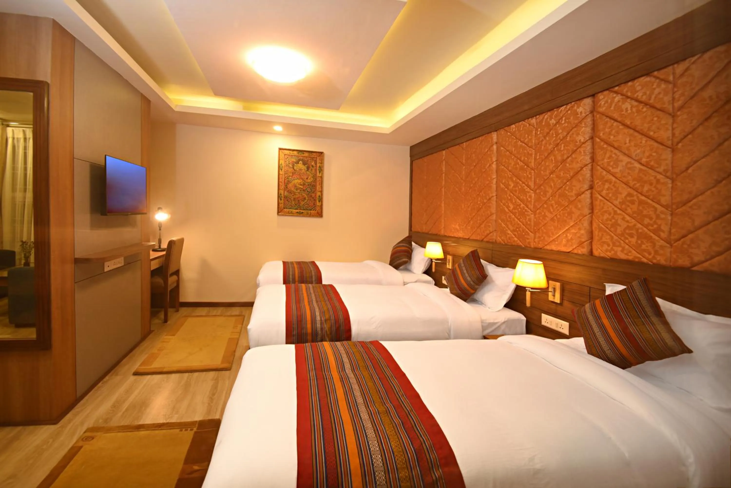 Bedroom, Bed in Hotel Sherpani