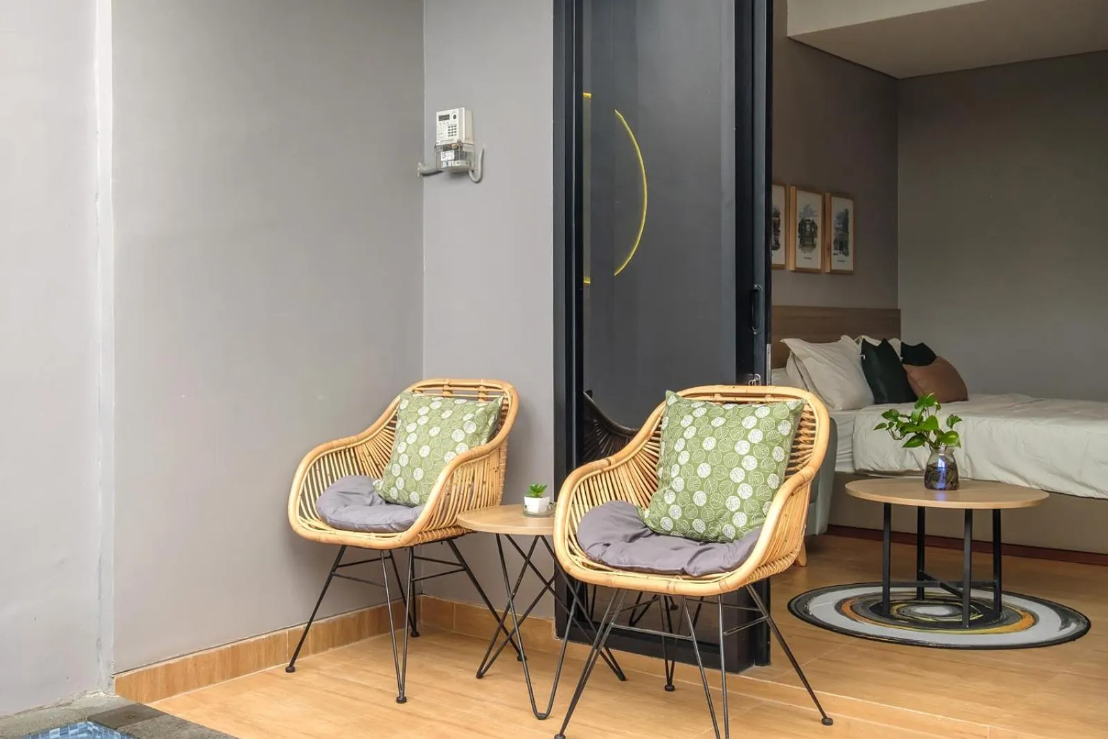 Seating area in Calma Jatimas Klayar Villa Sleman Jogja