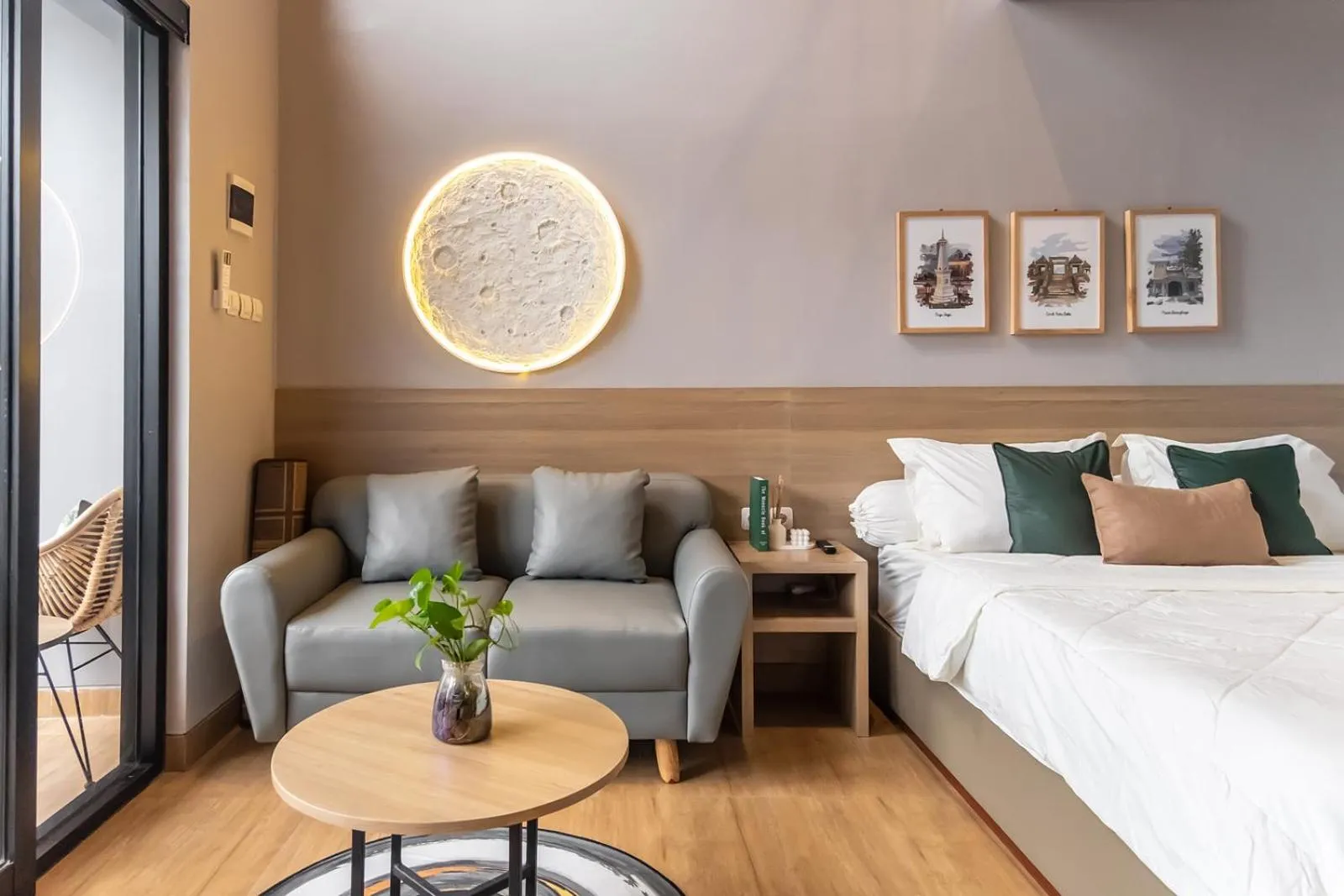 Bedroom, Bed in Calma Jatimas Klayar Villa Sleman Jogja