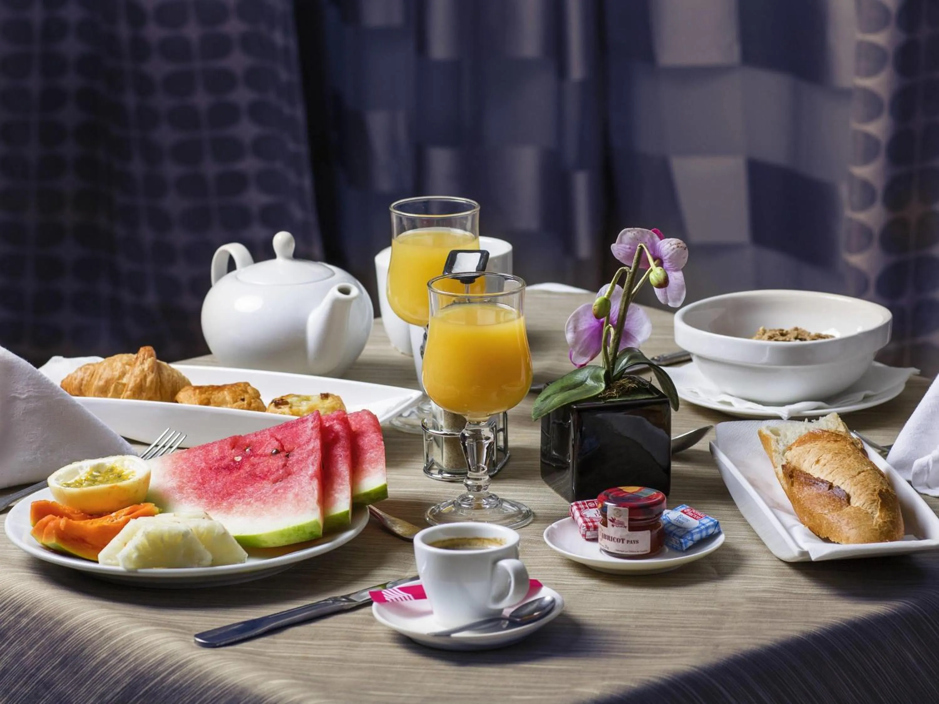 Breakfast in Mercure Cayenne Royal Amazonia