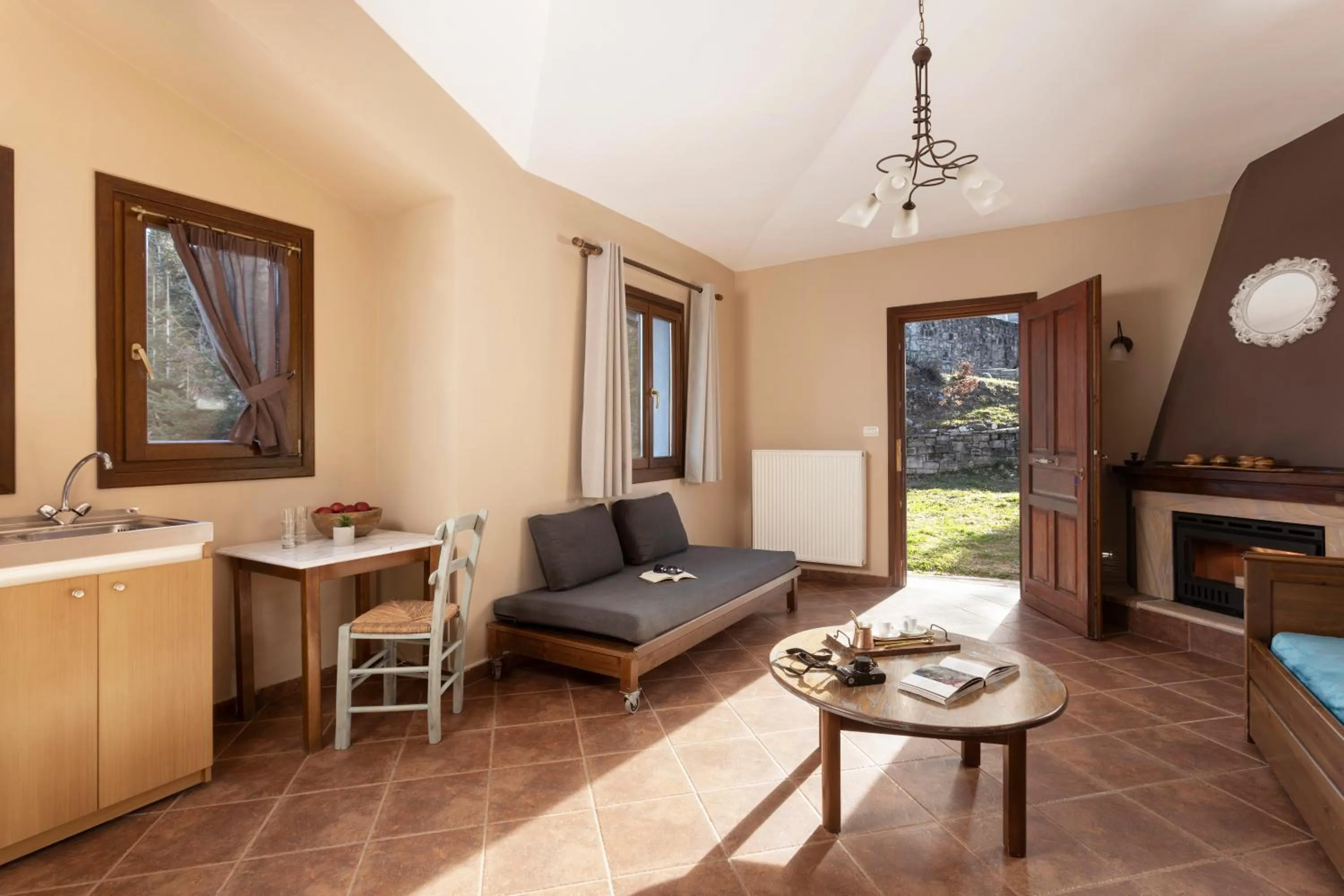 Living room in Ktima Alonaki