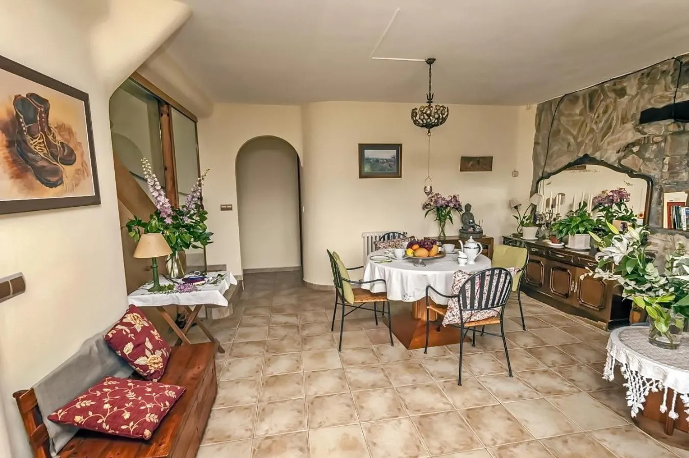 Food and drinks in La Trucha del Arco Iris