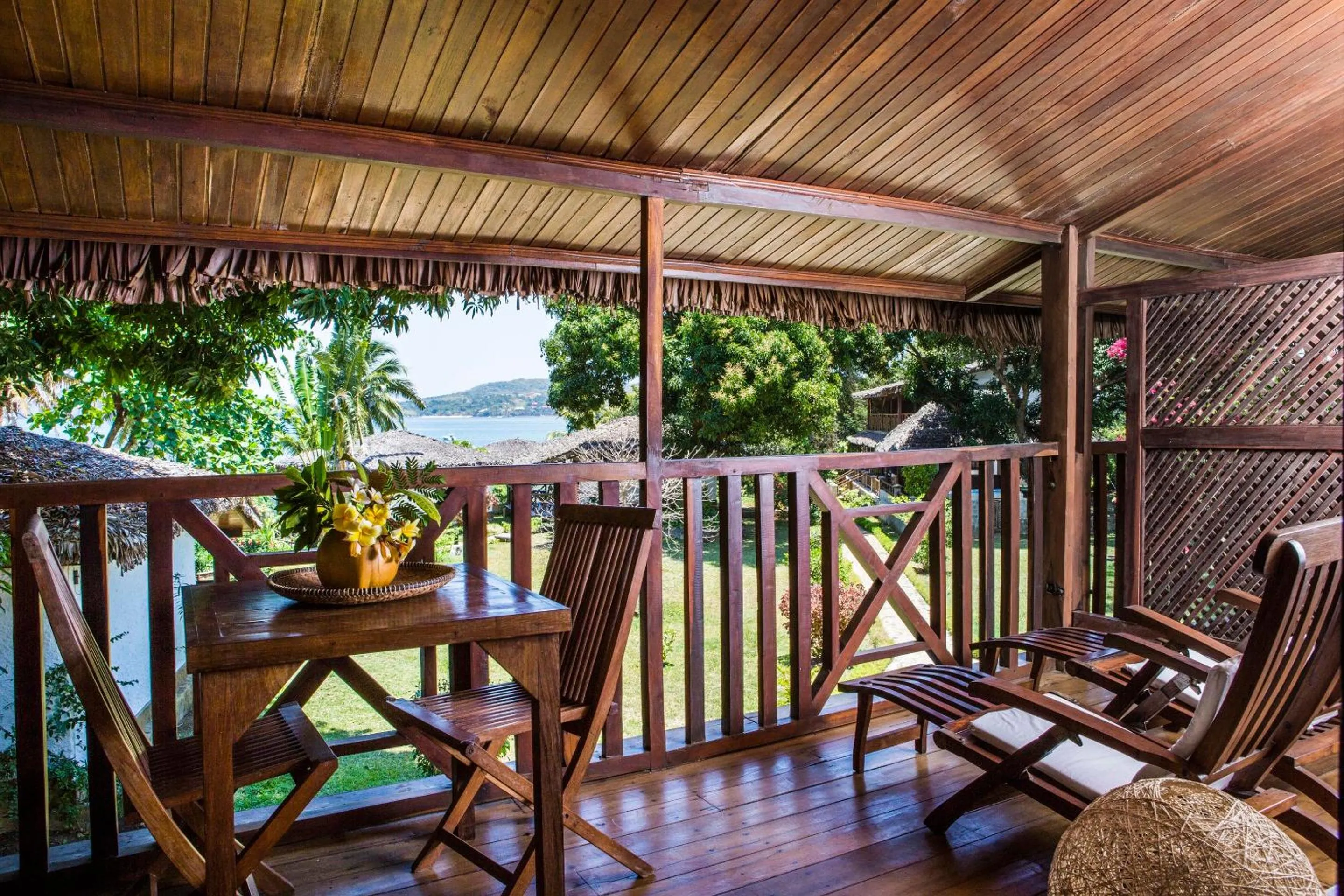 Balcony/Terrace in Corail Noir Hotel