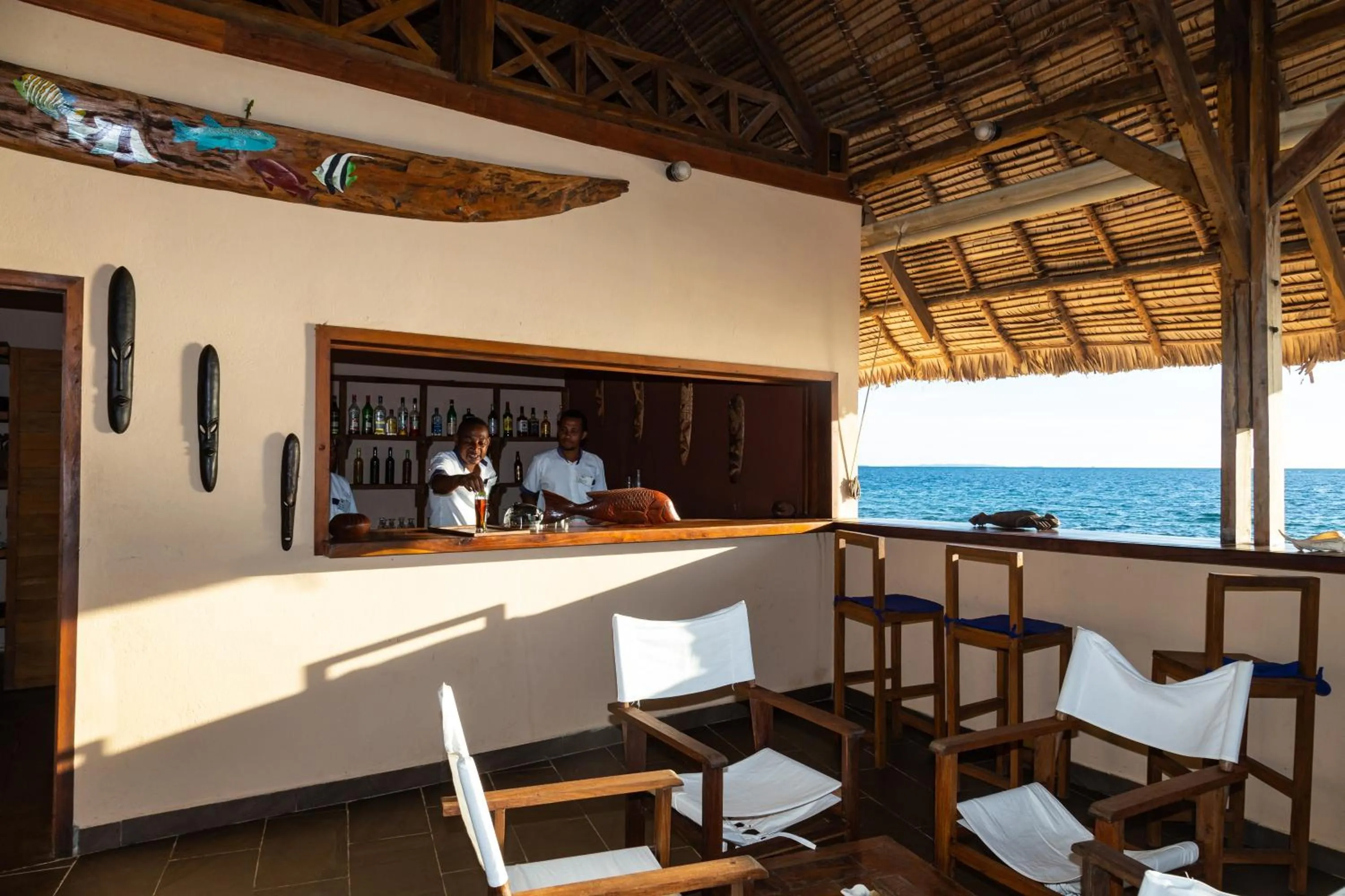 Lounge or bar in Corail Noir Hotel