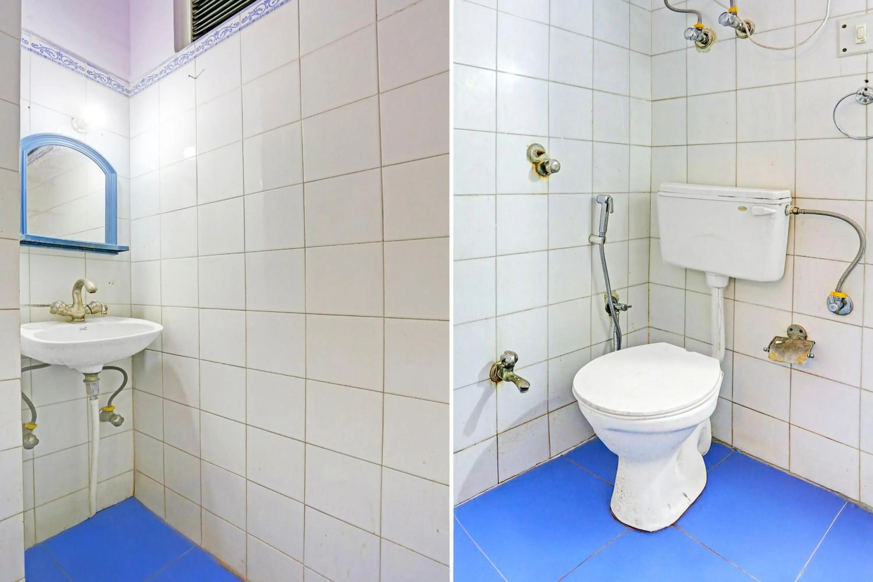 Bathroom in Super Collection O Bani Park Near Collectorate Circle Formerly Anuja Palace