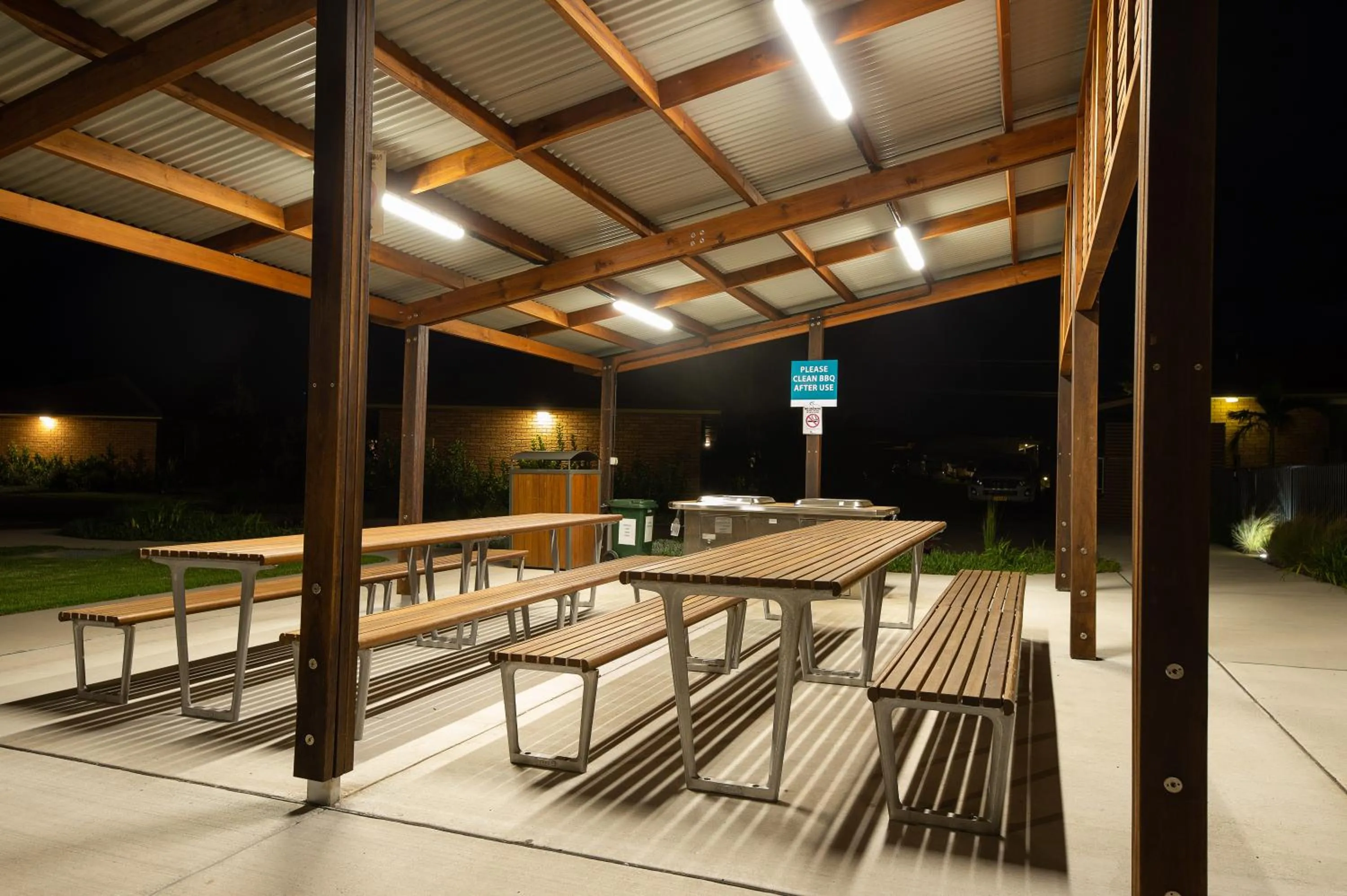 BBQ facilities in Seaside Holiday Resort