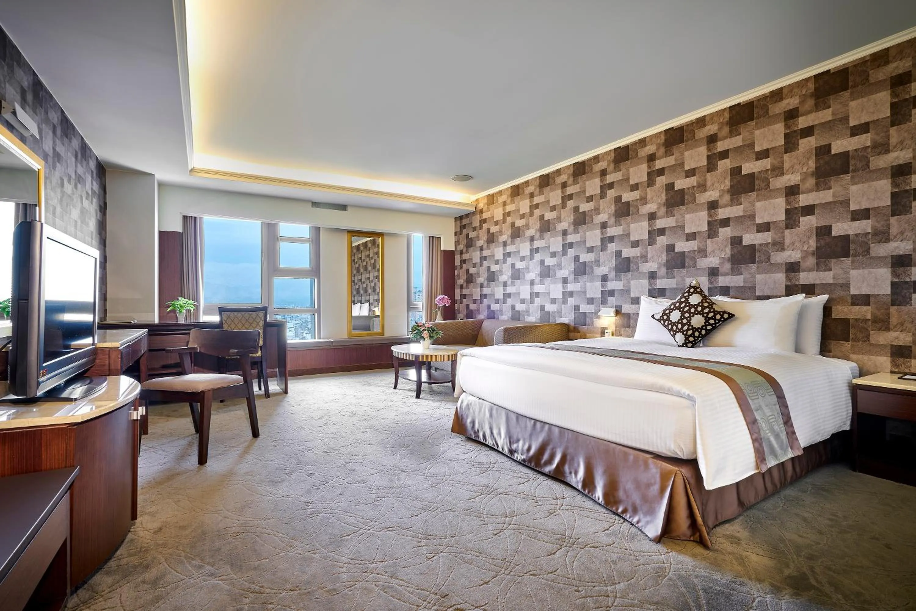 Bed in Zhong Ke Hotel