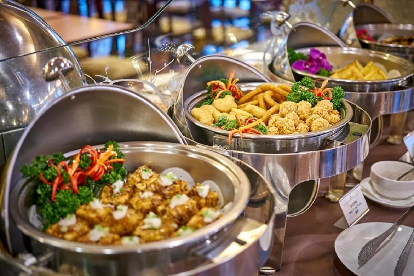 Food close-up in Zhong Ke Hotel