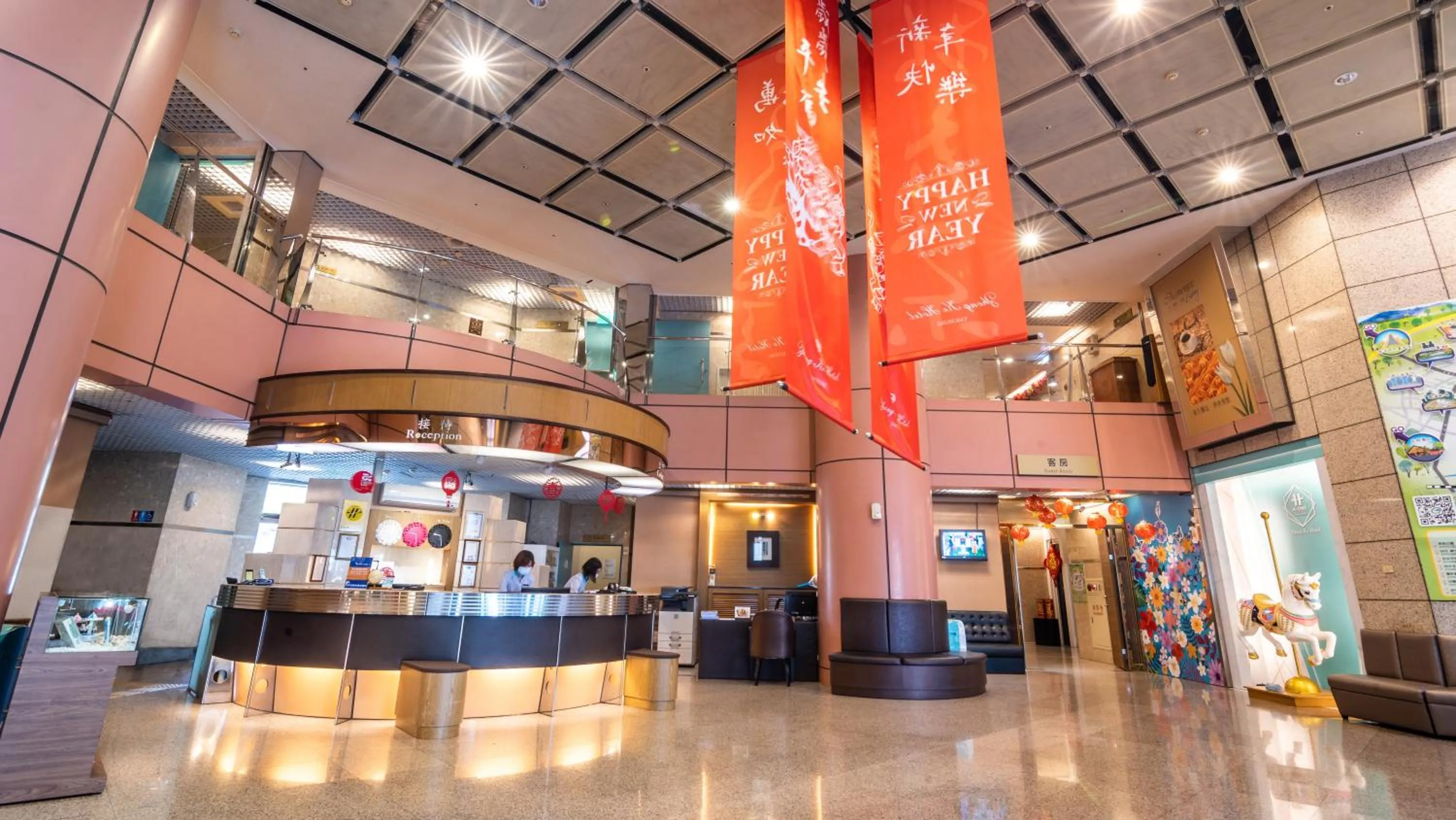 Lobby or reception in Zhong Ke Hotel