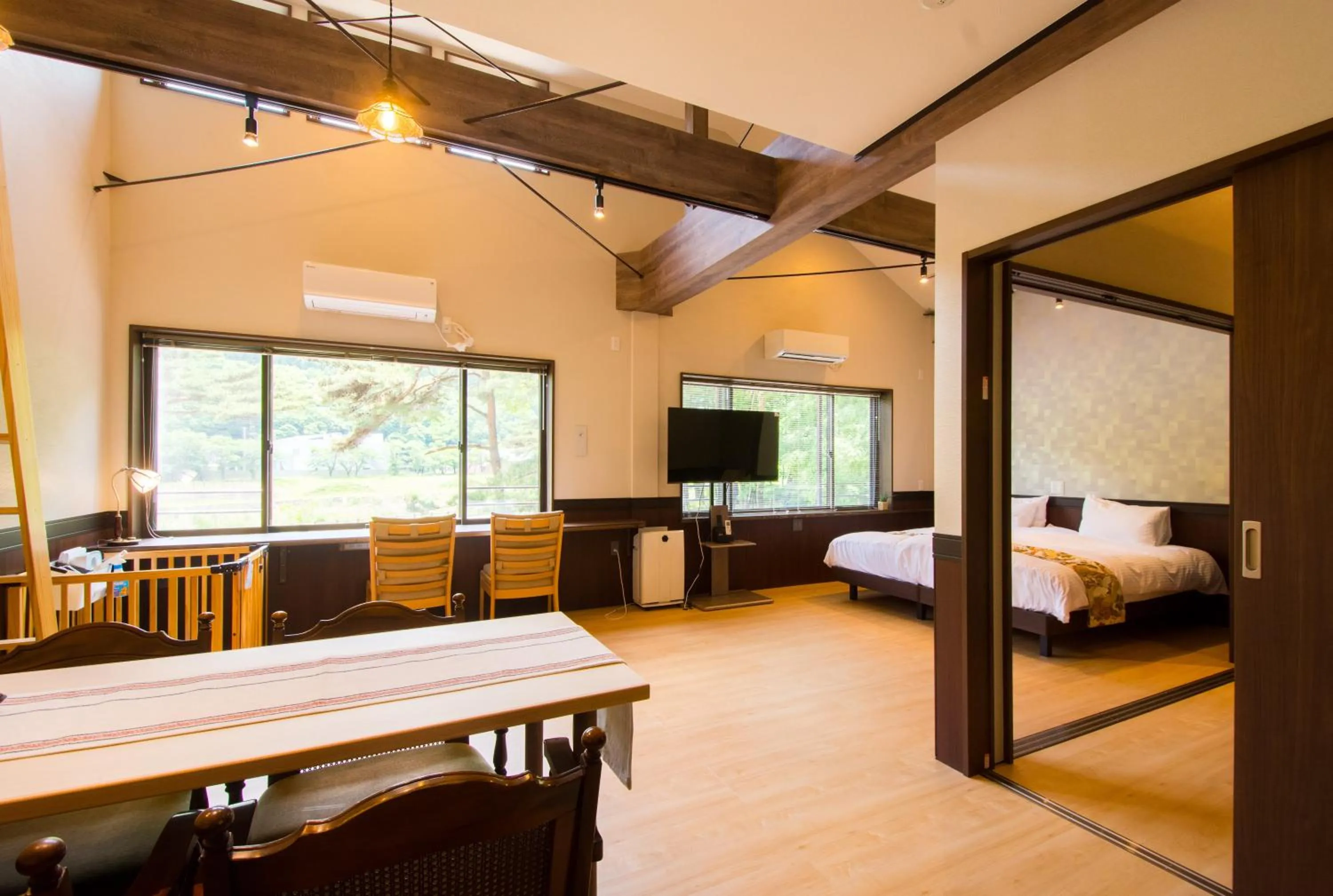 Bed in Akasawa Onsen Ryokan