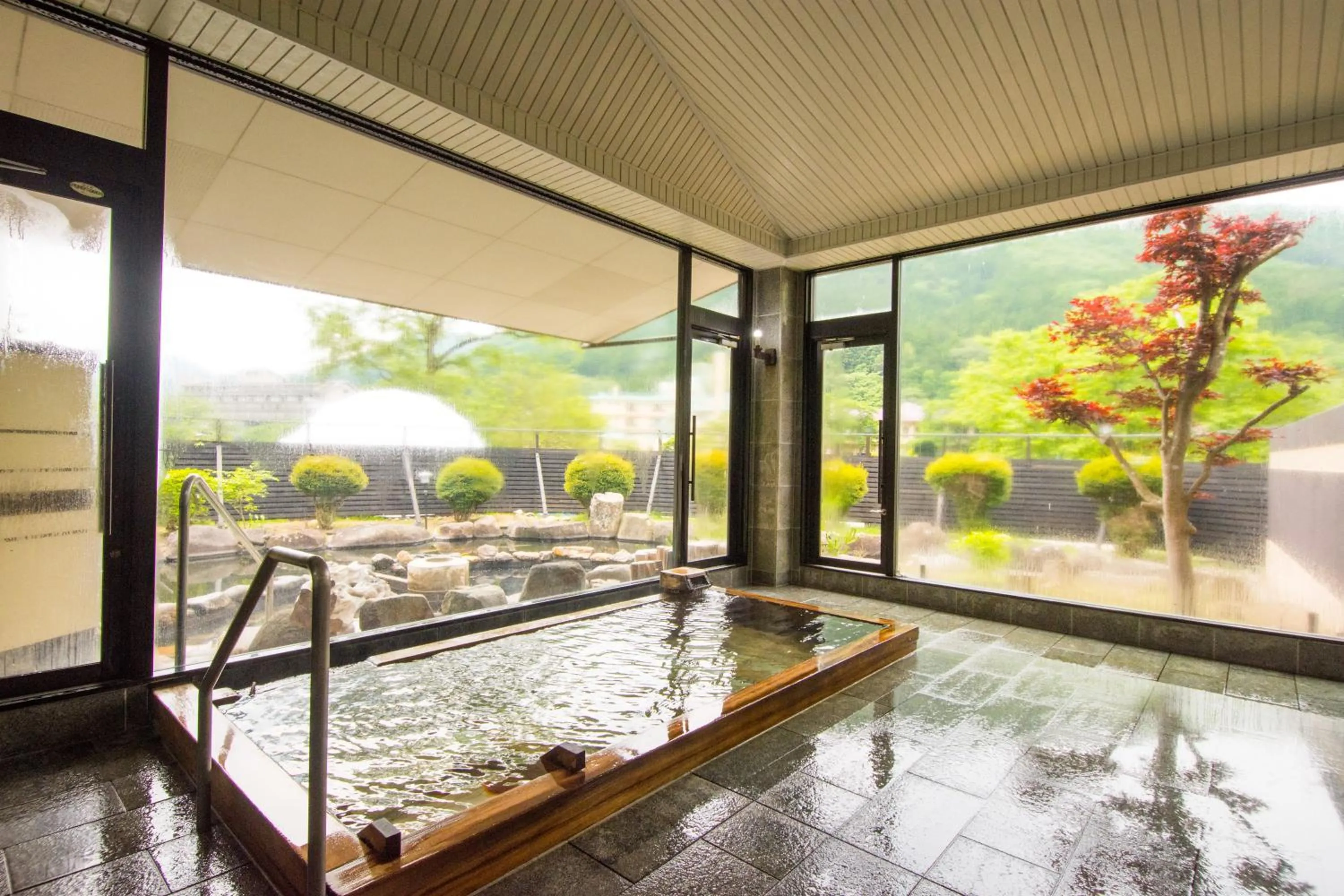 Hot Spring Bath in Akasawa Onsen Ryokan