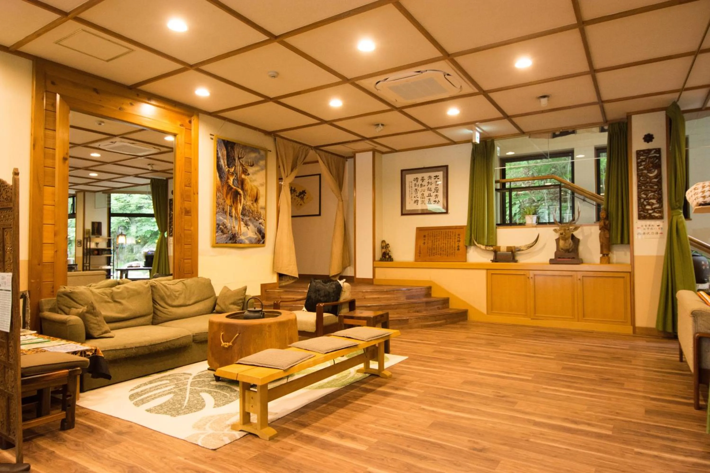 Lobby or reception in Akasawa Onsen Ryokan