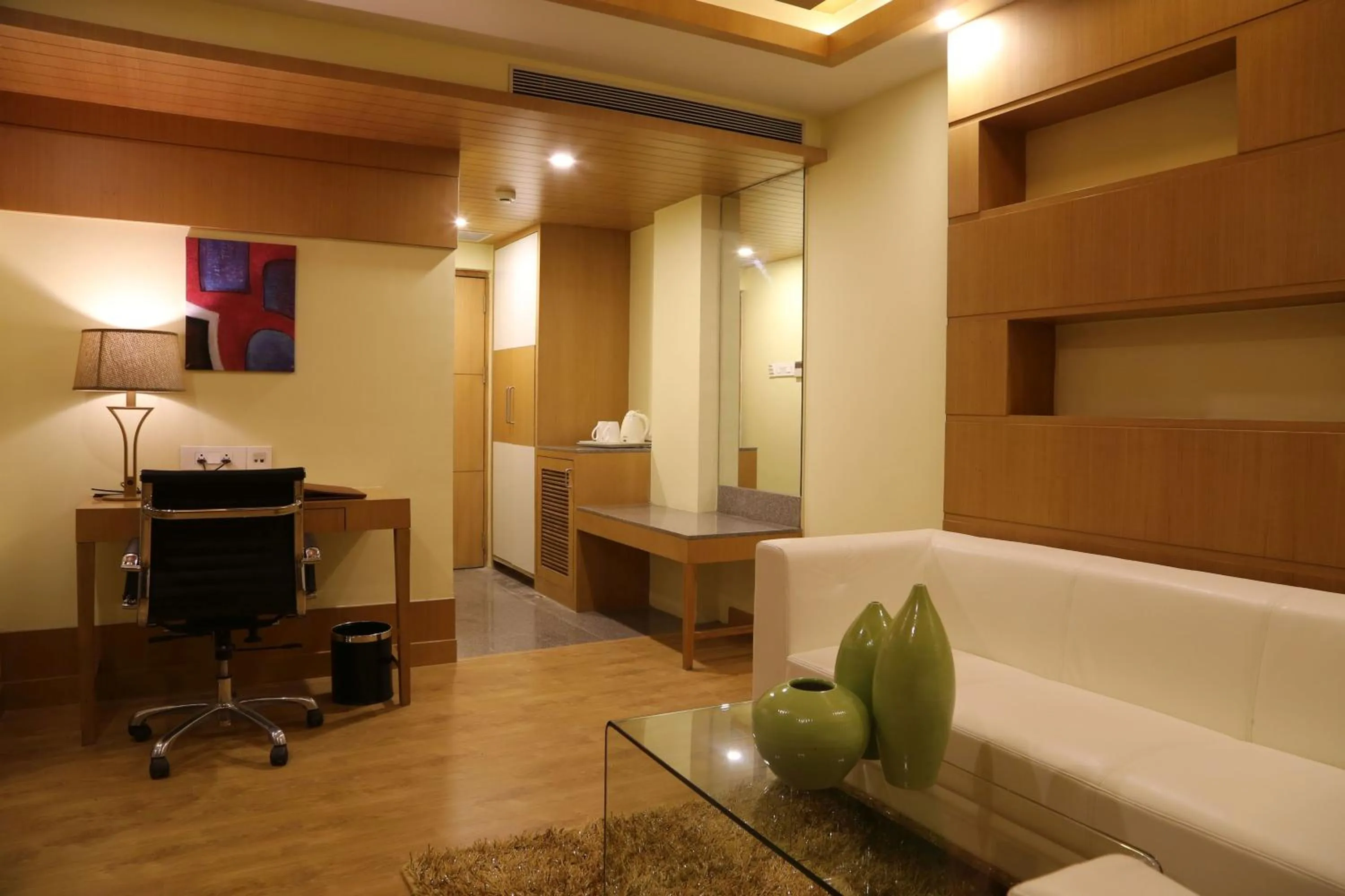 Living room in The Fern Residency Mundra