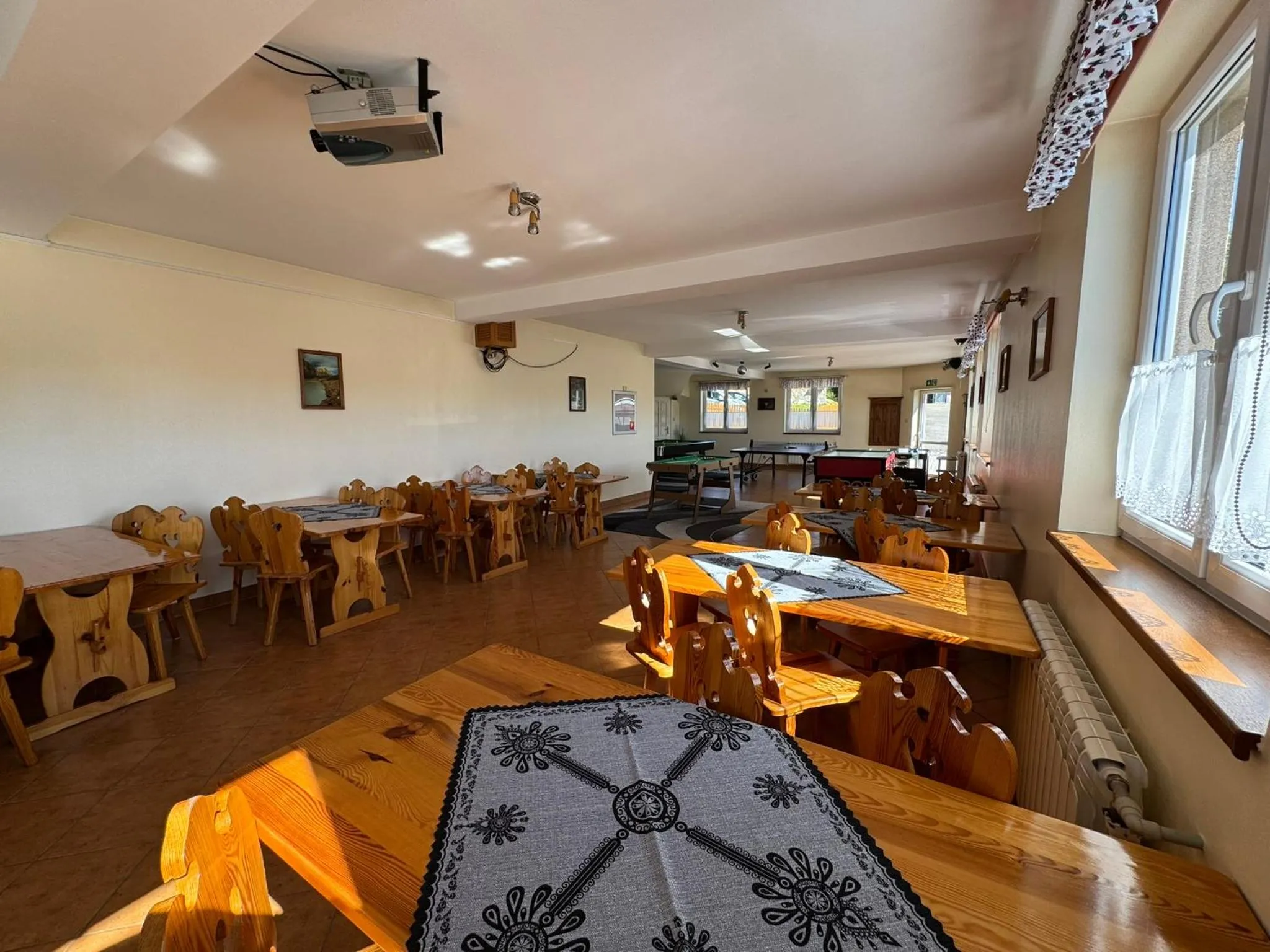 Seating area in Willa Modra