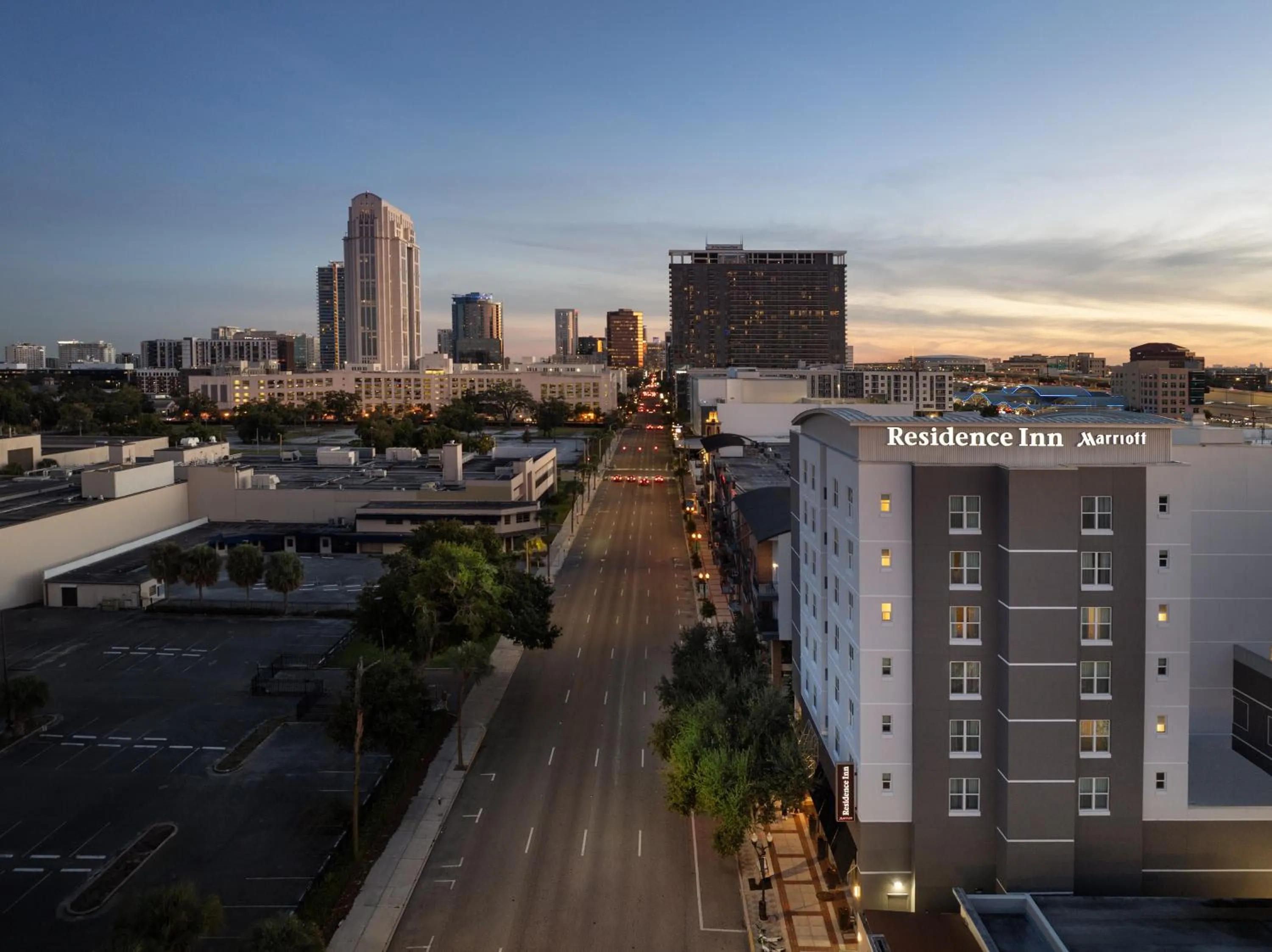 City view in Residence Inn by Marriott Orlando Downtown