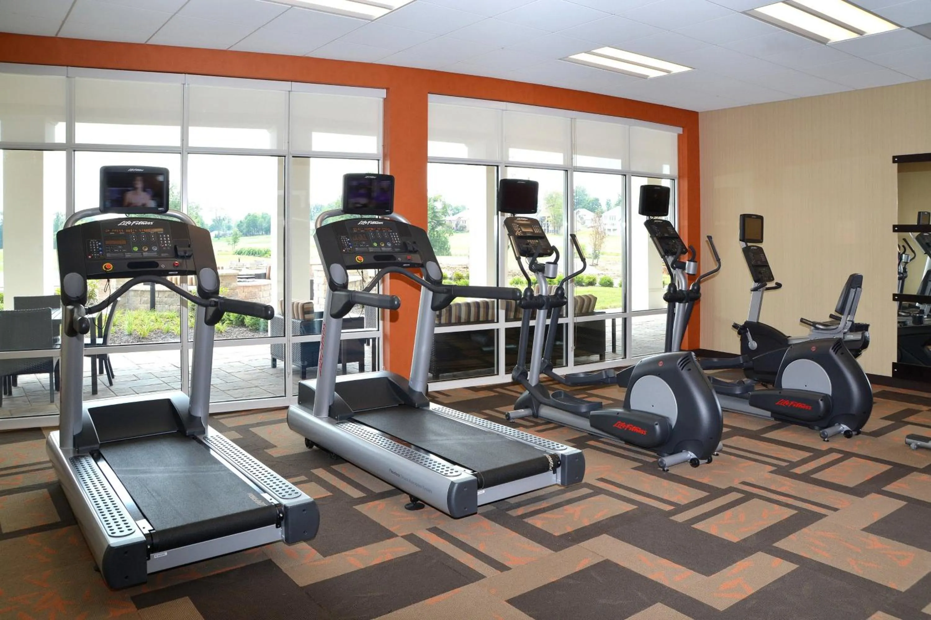 Fitness centre/facilities in Courtyard by Marriott Youngstown Canfield