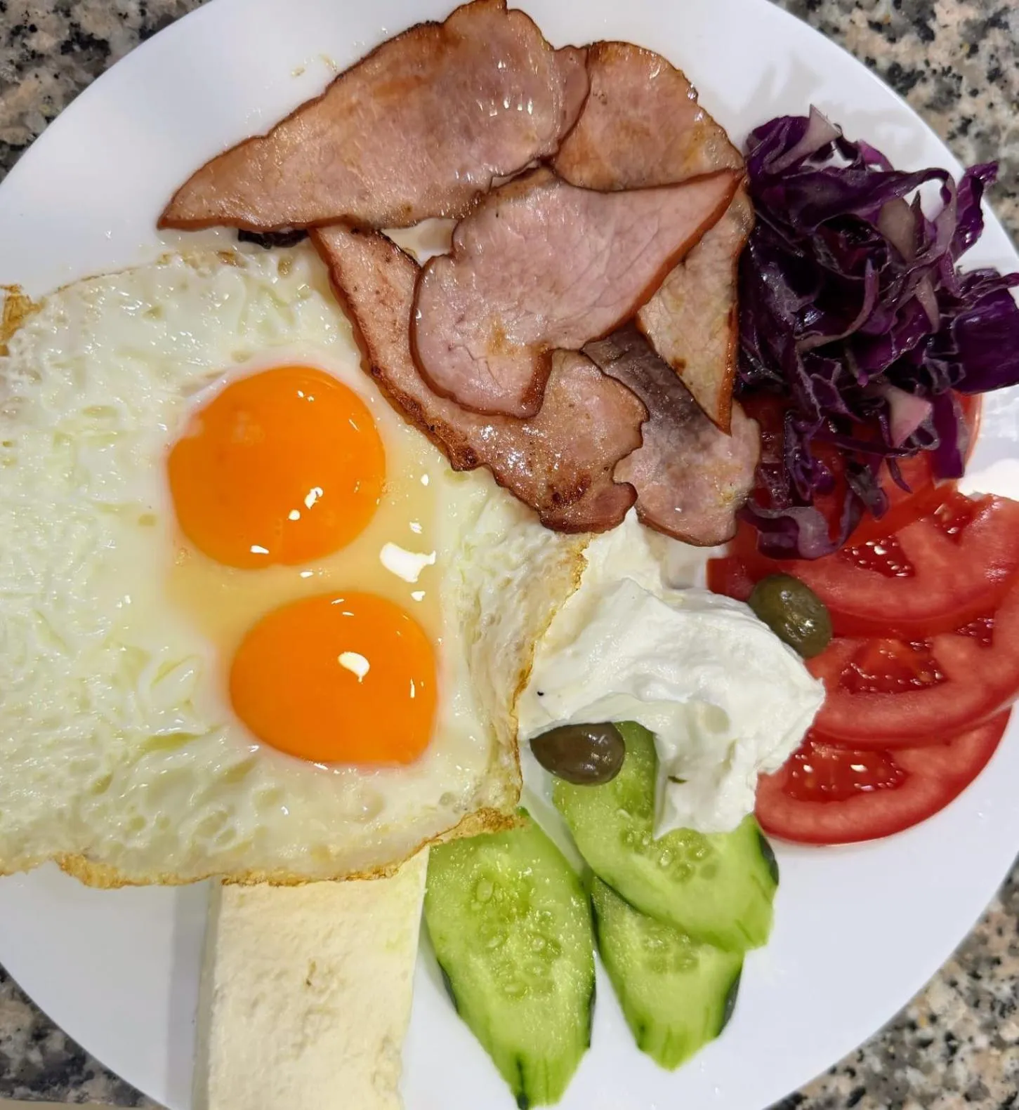 English/Irish breakfast in London Restaurant Hotel