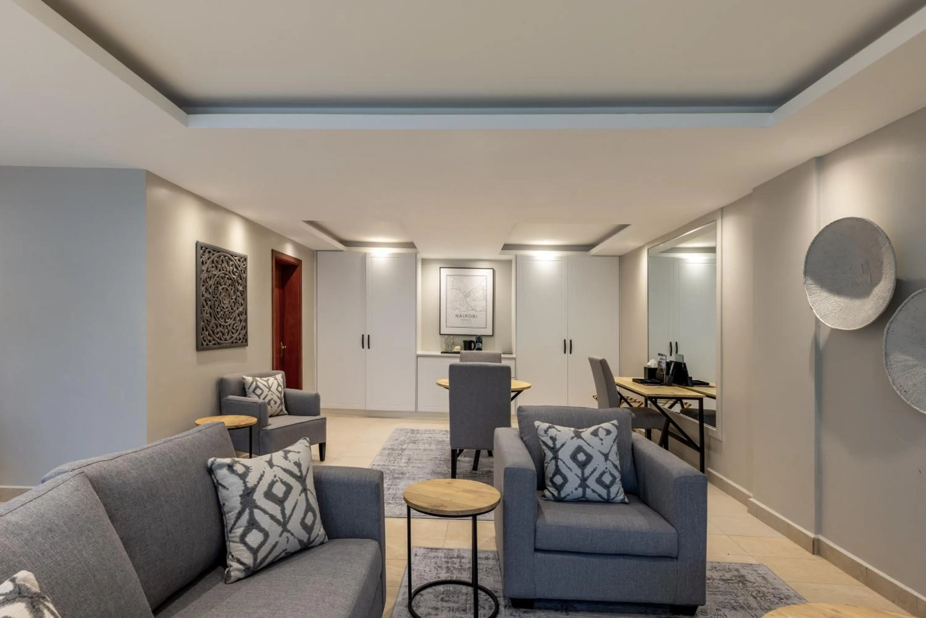 Living room in Pax Manor Muthaiga