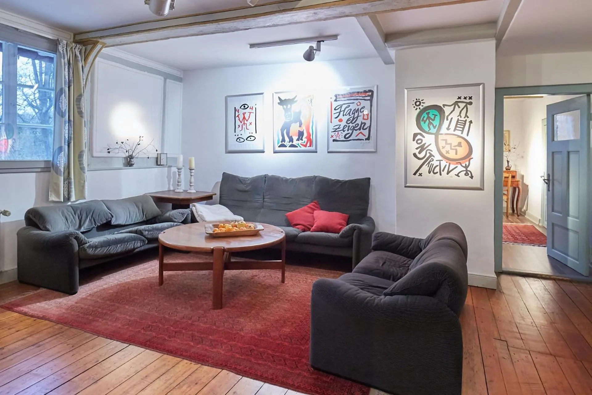 Living room in Klosterkrug Apartments