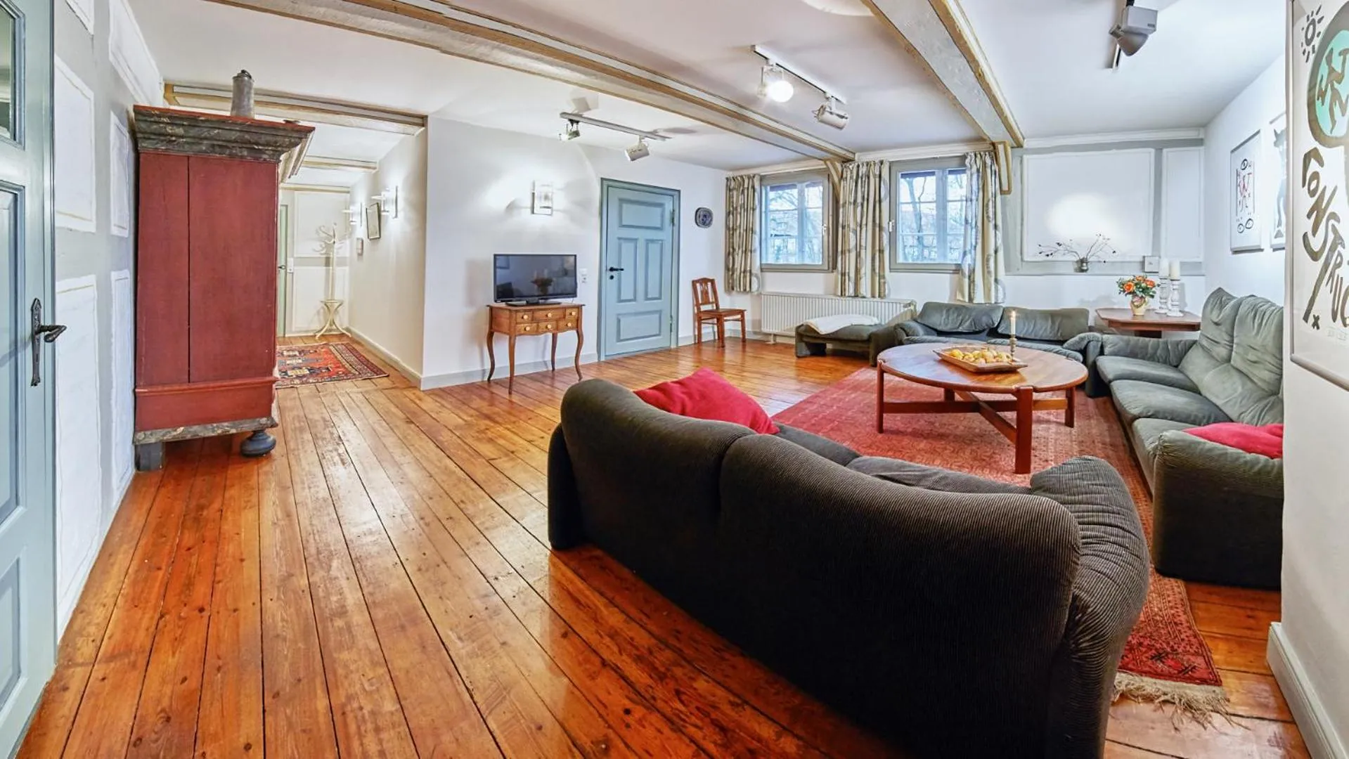 Living room in Klosterkrug Apartments