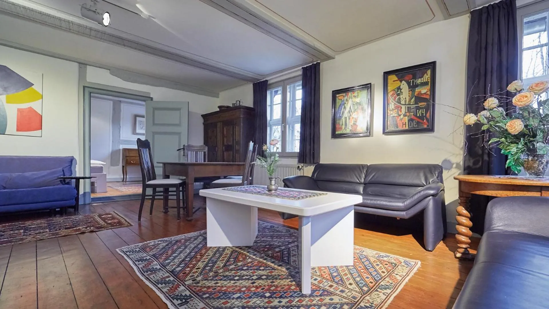 Living room in Klosterkrug Apartments