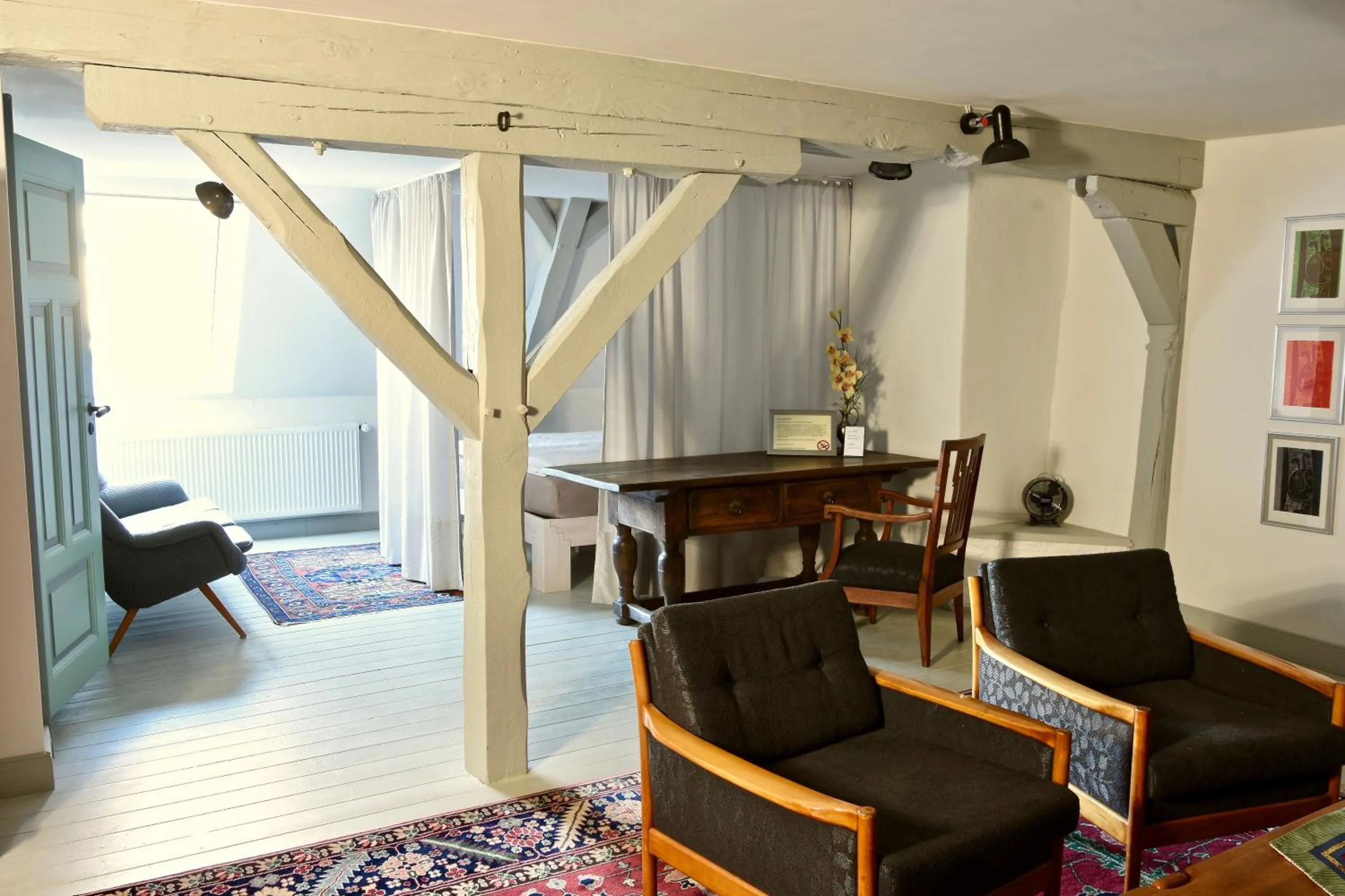 Living room in Klosterkrug Apartments