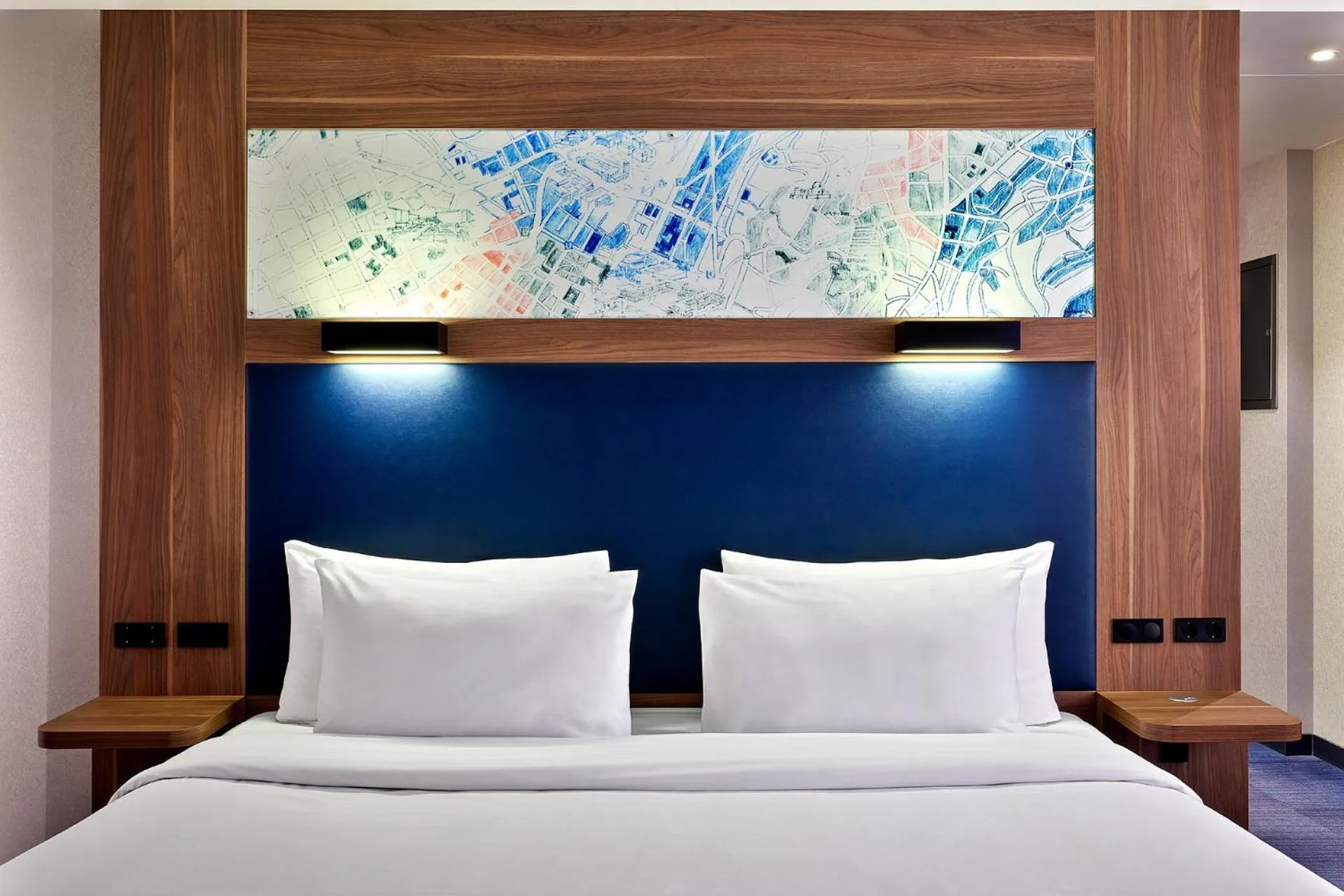 Bedroom, Bed in Aloft Stuttgart