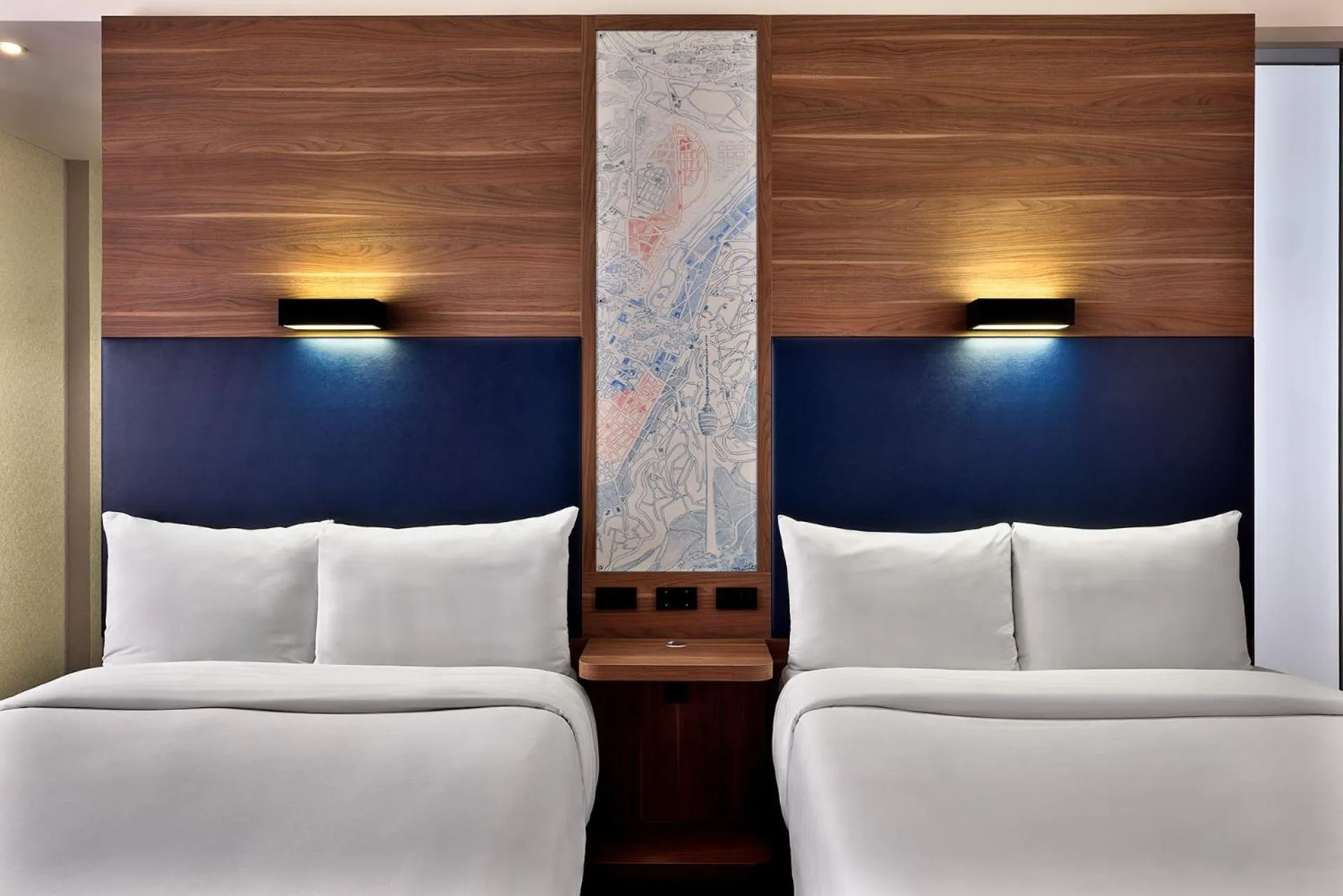 Bedroom, Bed in Aloft Stuttgart