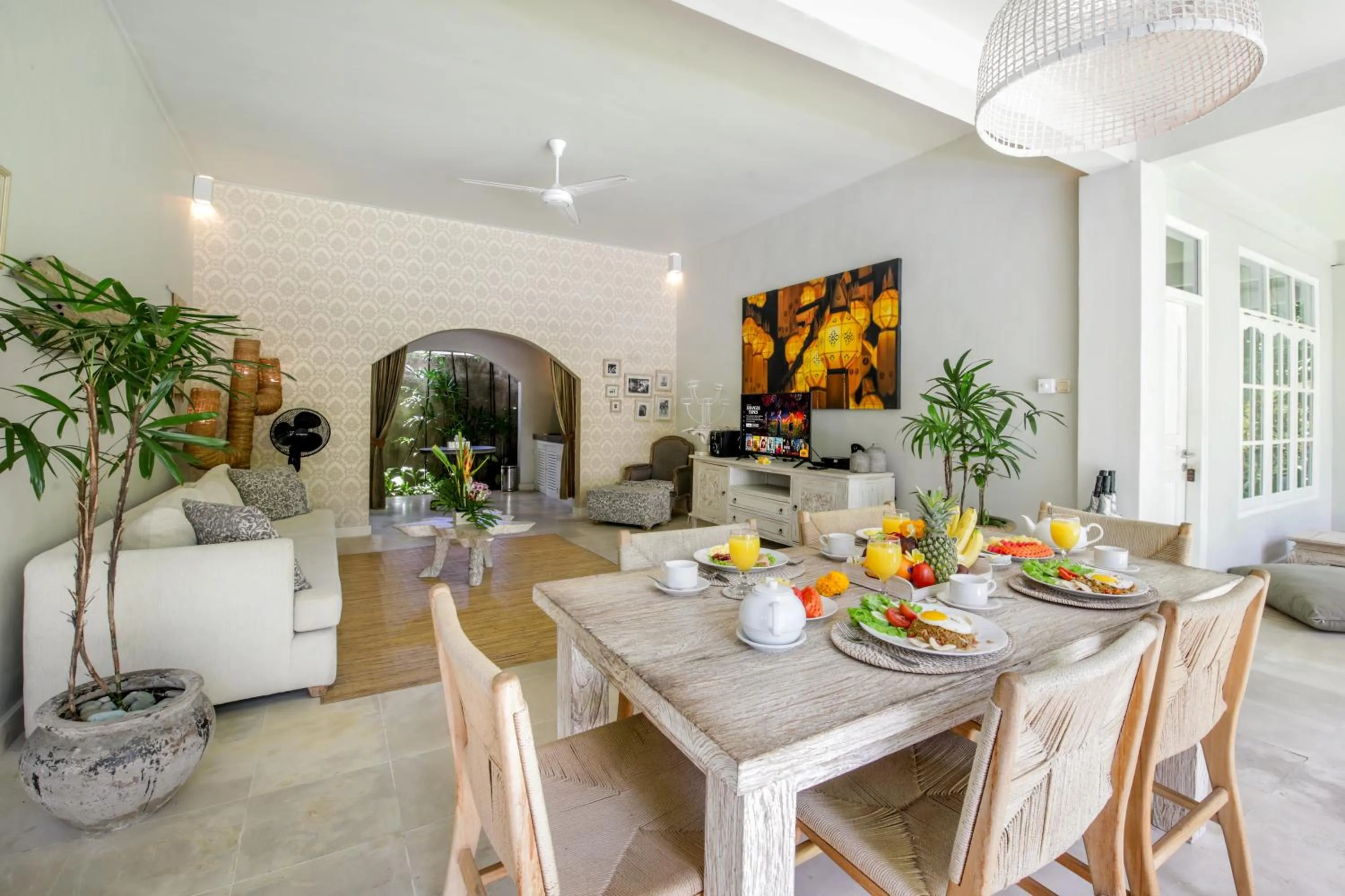 Living room in Villa Lodek Deluxe