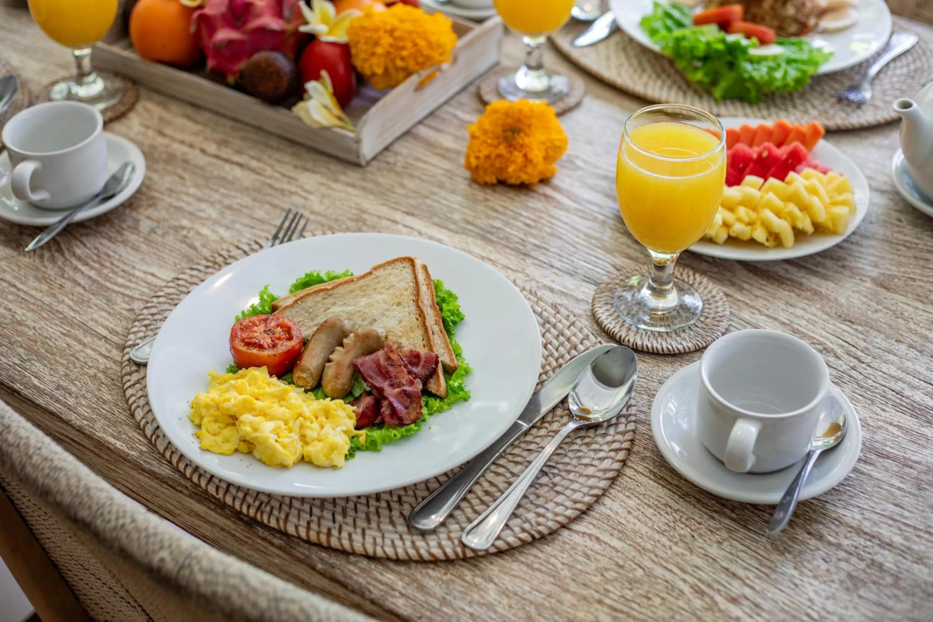 Breakfast in Villa Lodek Deluxe