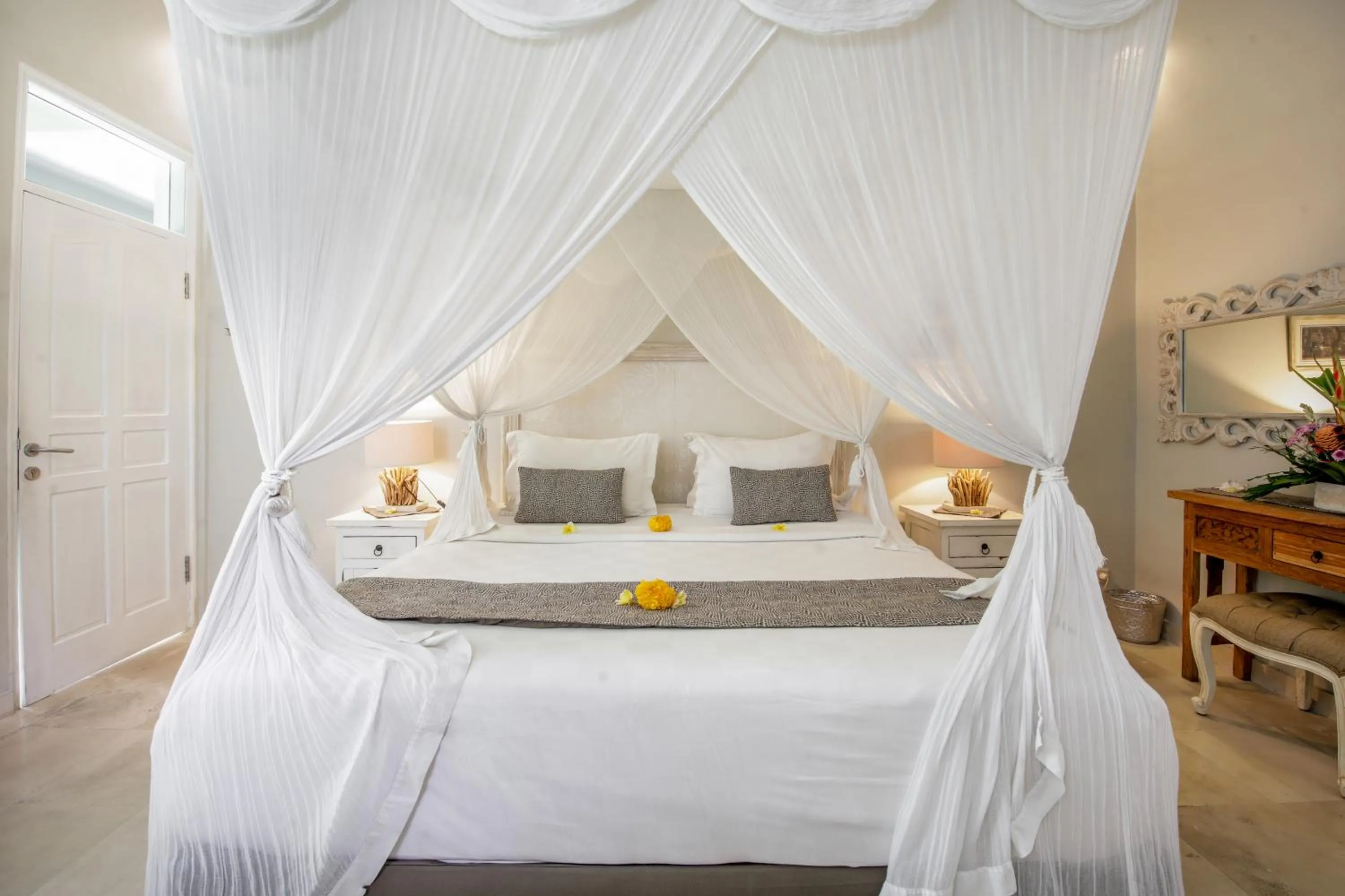 Bed in Villa Lodek Deluxe