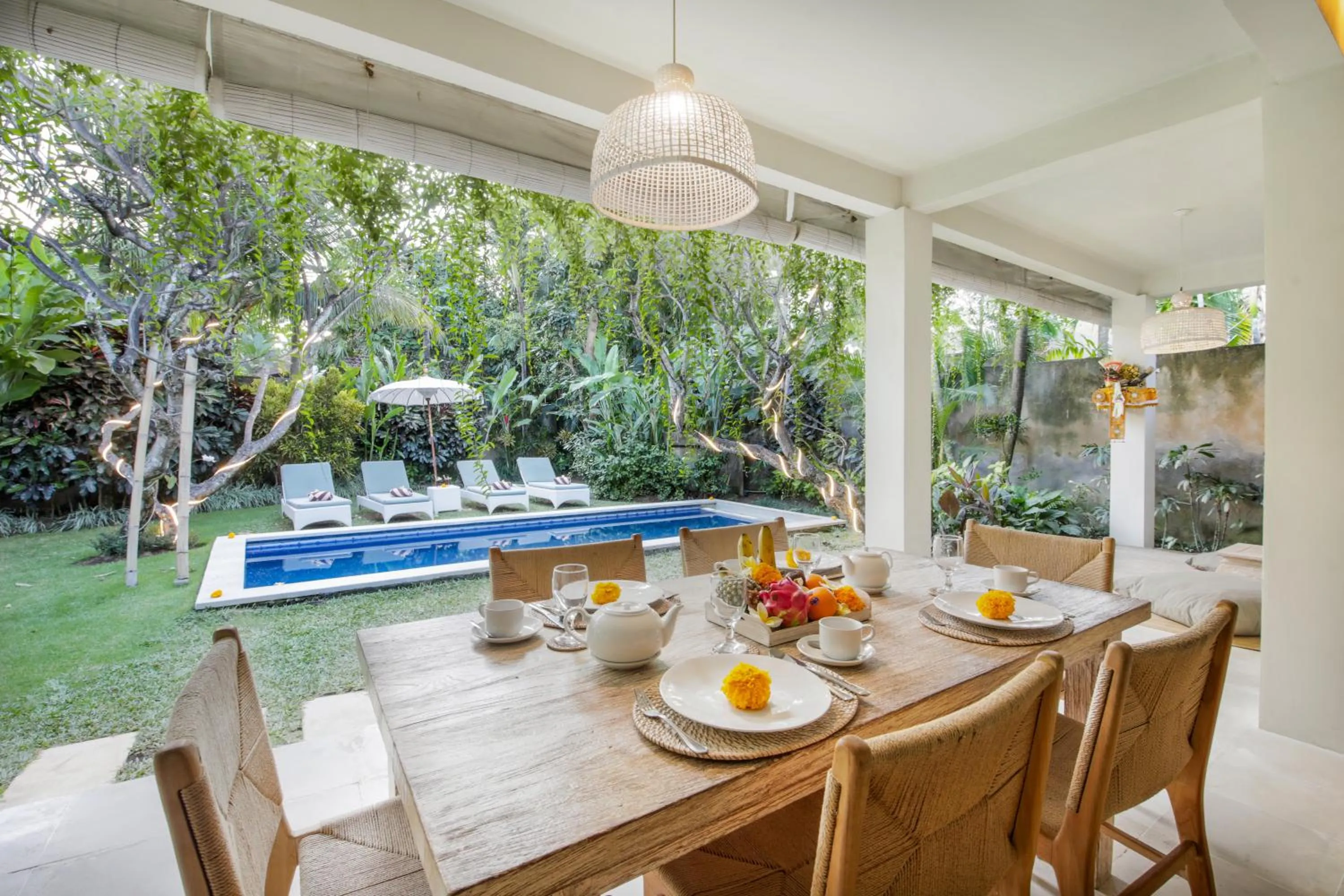 Dining area in Villa Lodek Deluxe