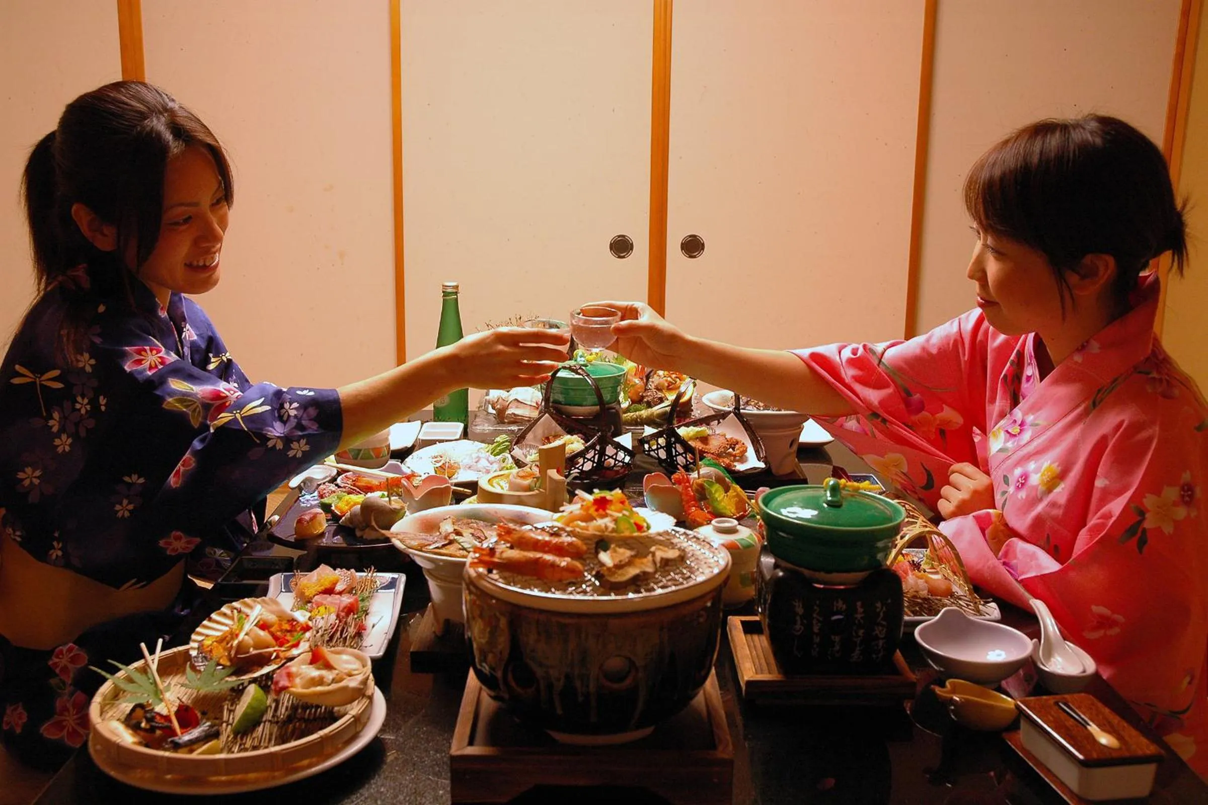 Food close-up in UmibenokakureyuSEIRYU海辺のかくれ湯清流