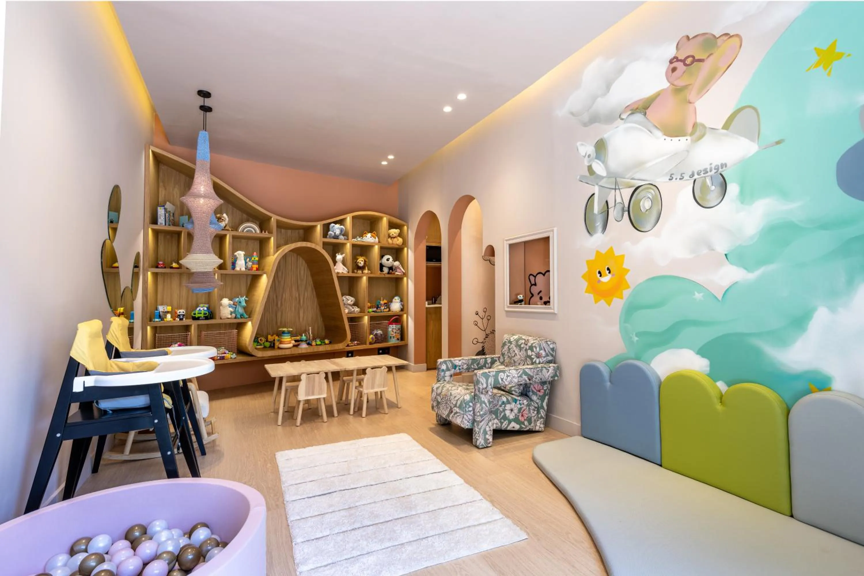 Children play ground in Radisson Blu Marrakech, Carré Eden