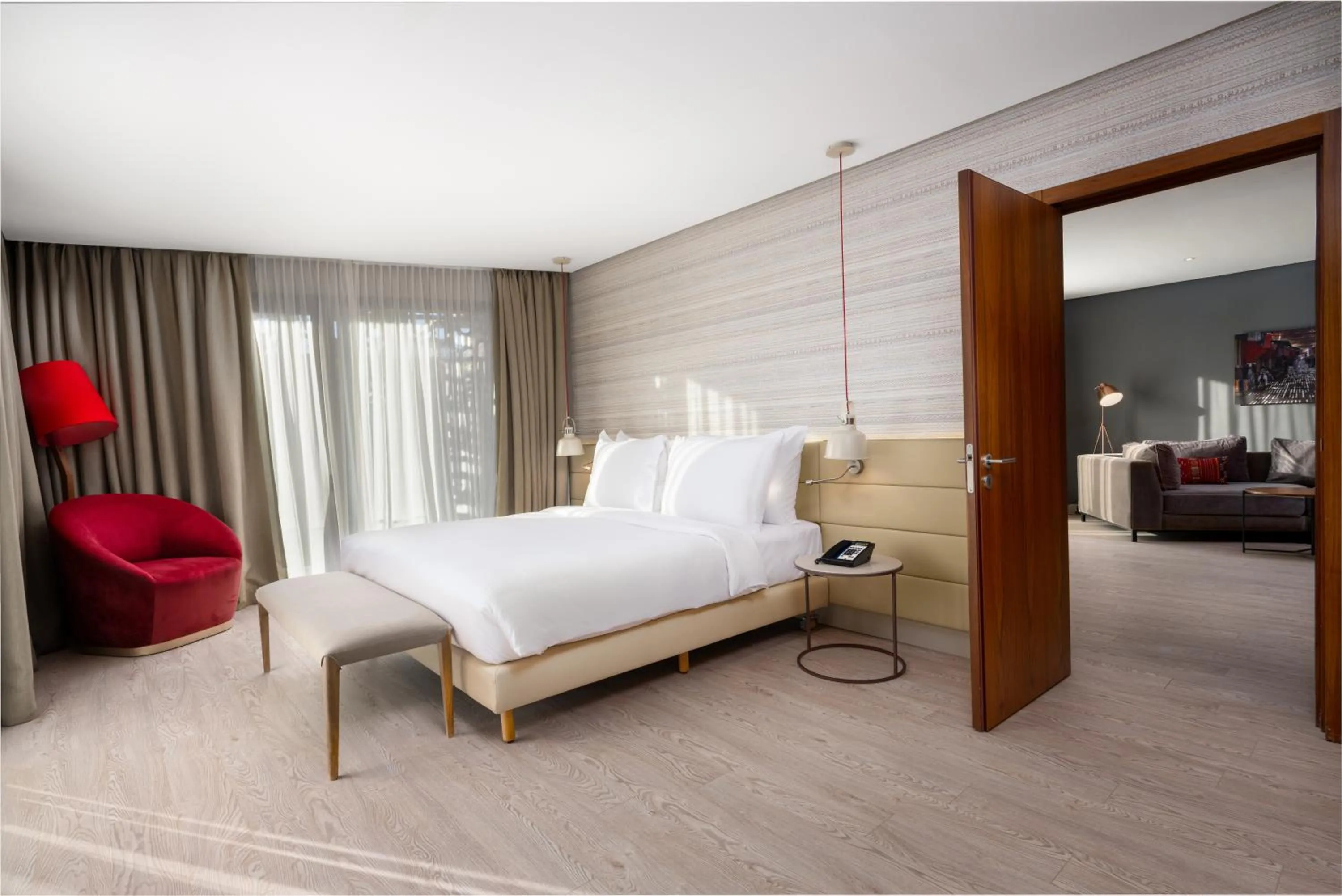 Bedroom, Bed in Radisson Blu Marrakech, Carré Eden