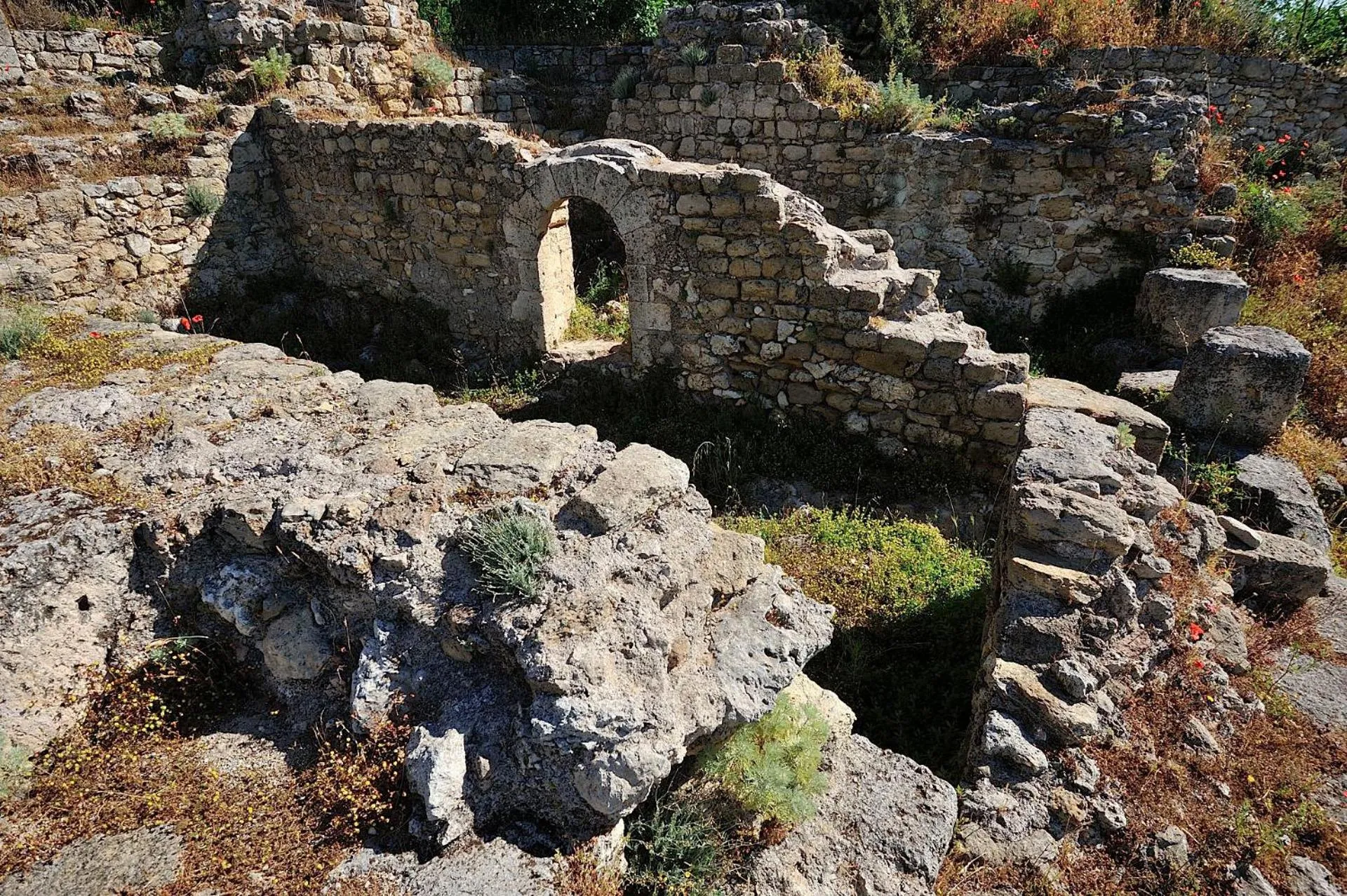 Natural landscape in Brancadoria B&B