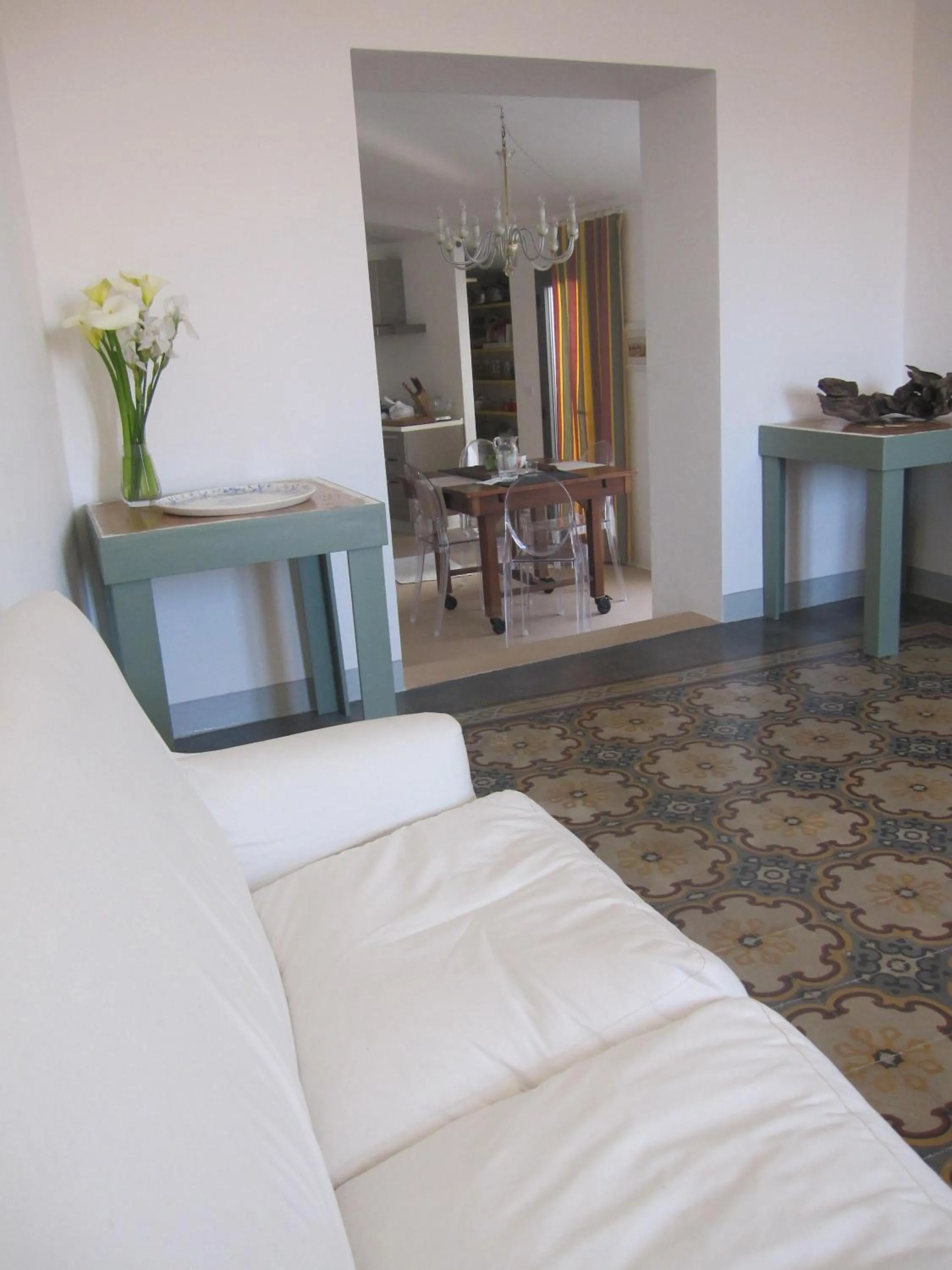 Living room, Bed in Brancadoria B&B