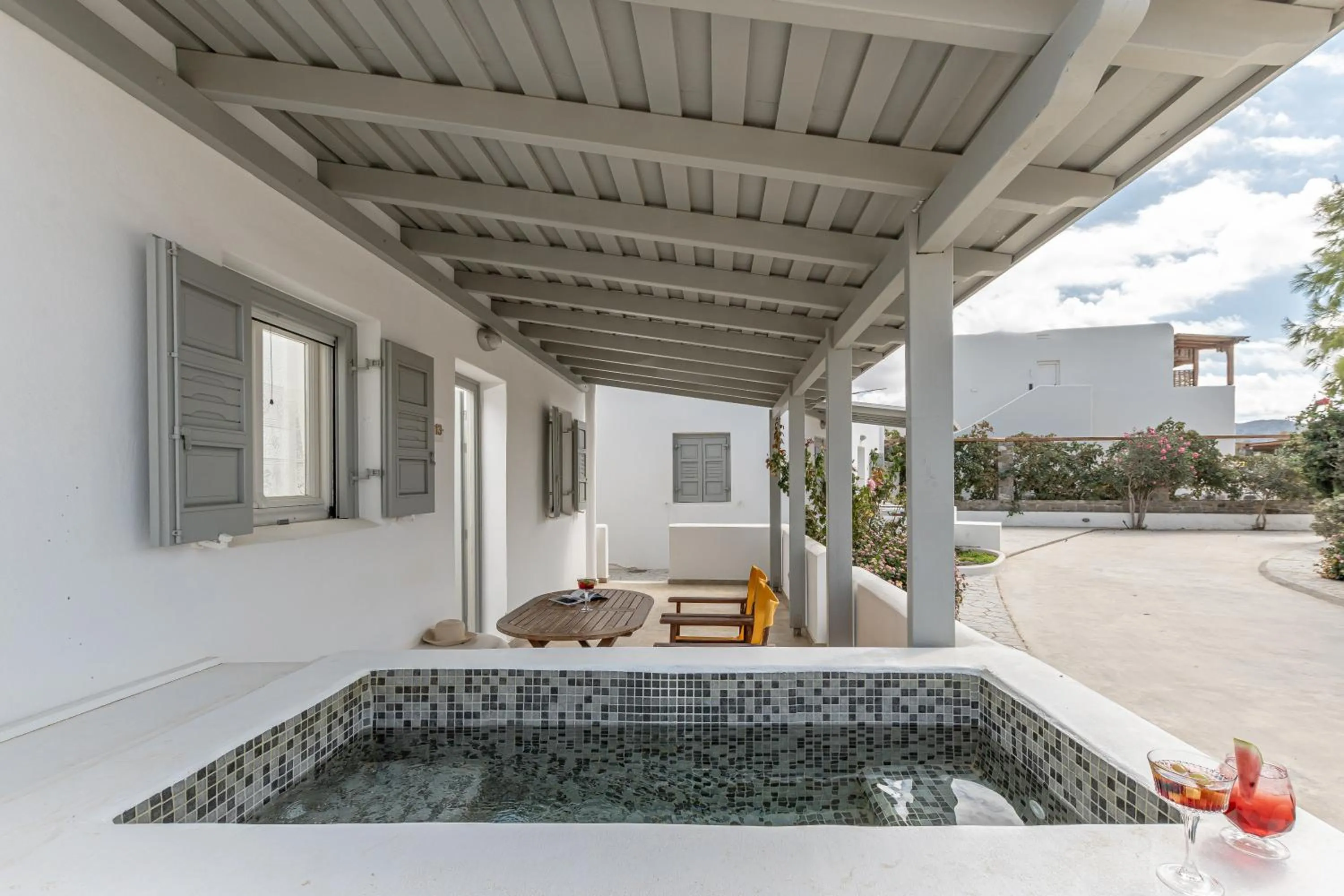 Shower in Golden Sand