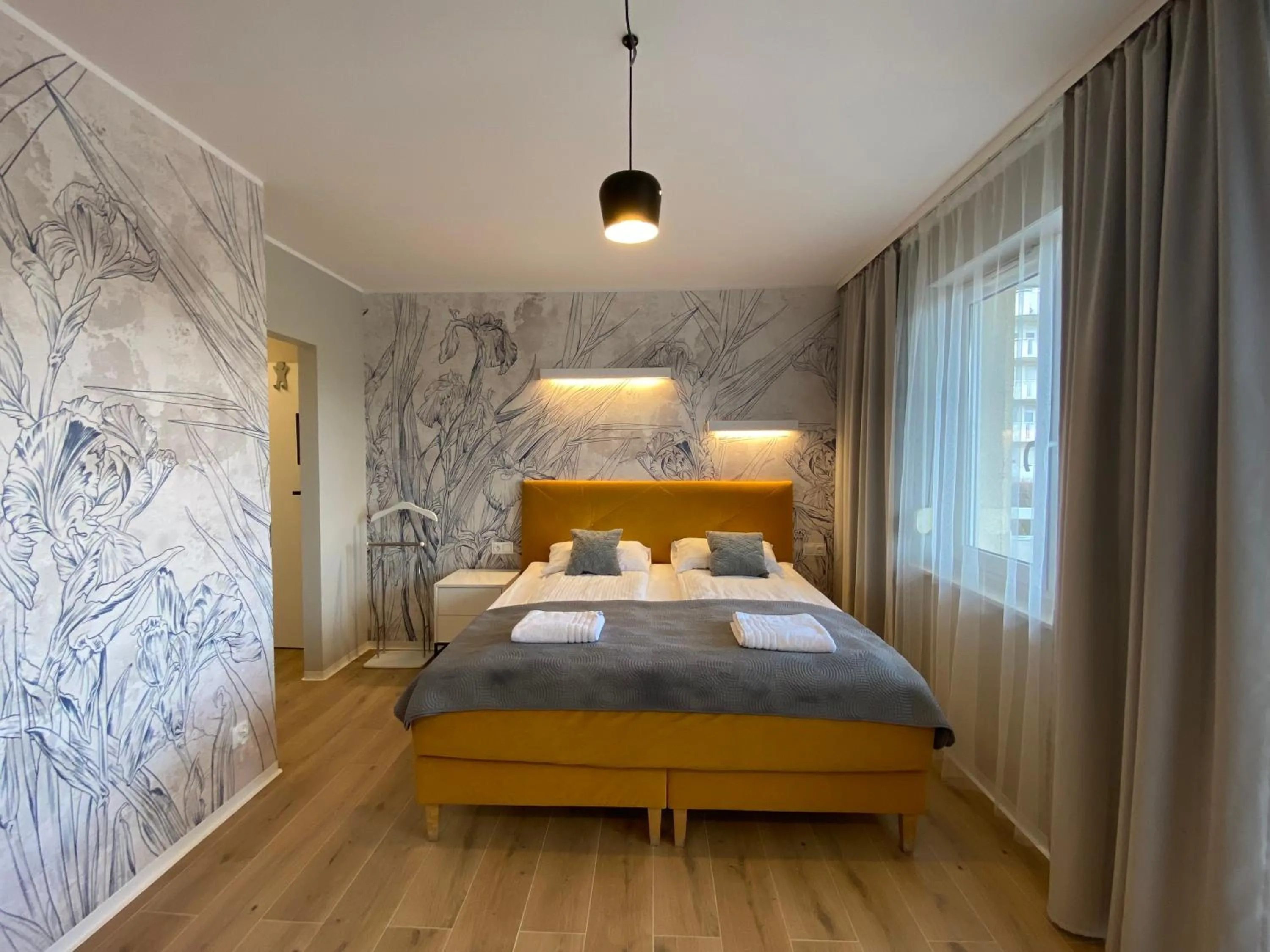 Bed in Apartament Toruń