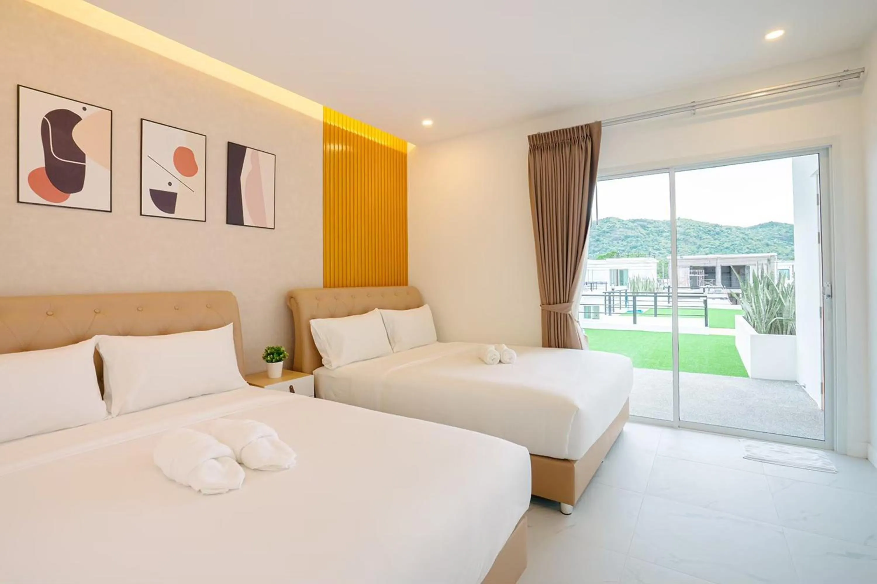 Bedroom in The Modern Pool Villa Hua Hin