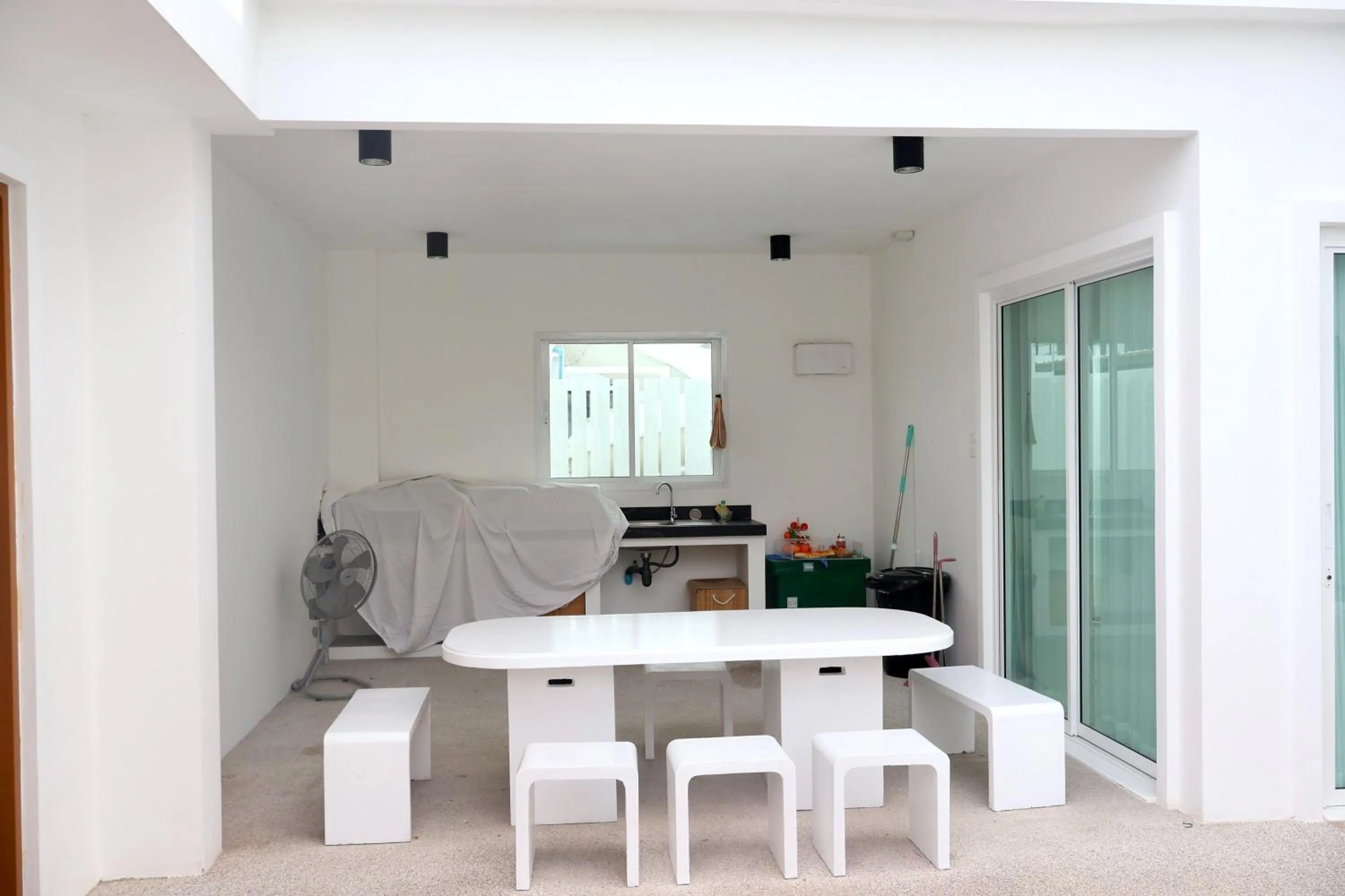 Seating area in The Modern Pool Villa Hua Hin