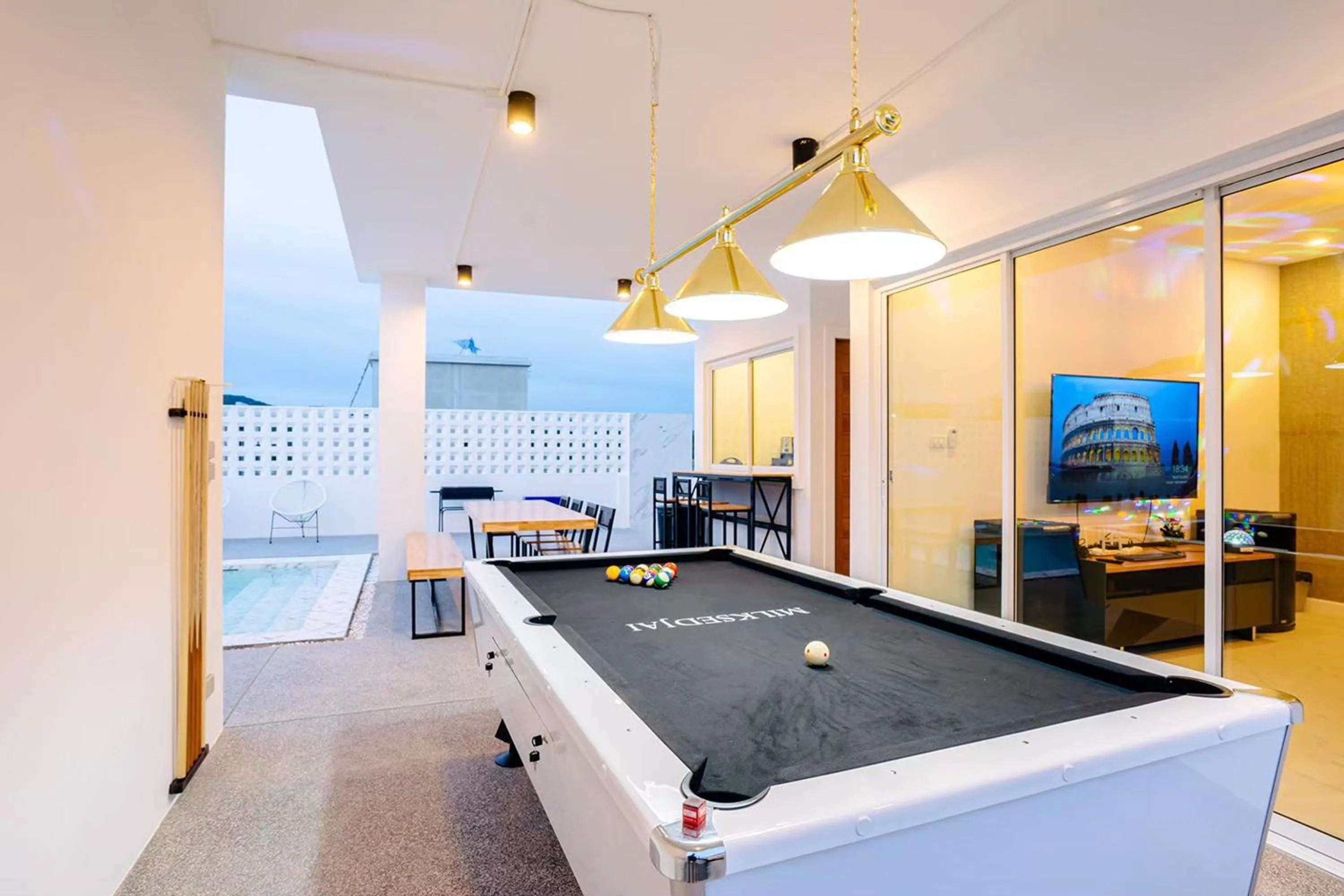 Billiard in The Modern Pool Villa Hua Hin
