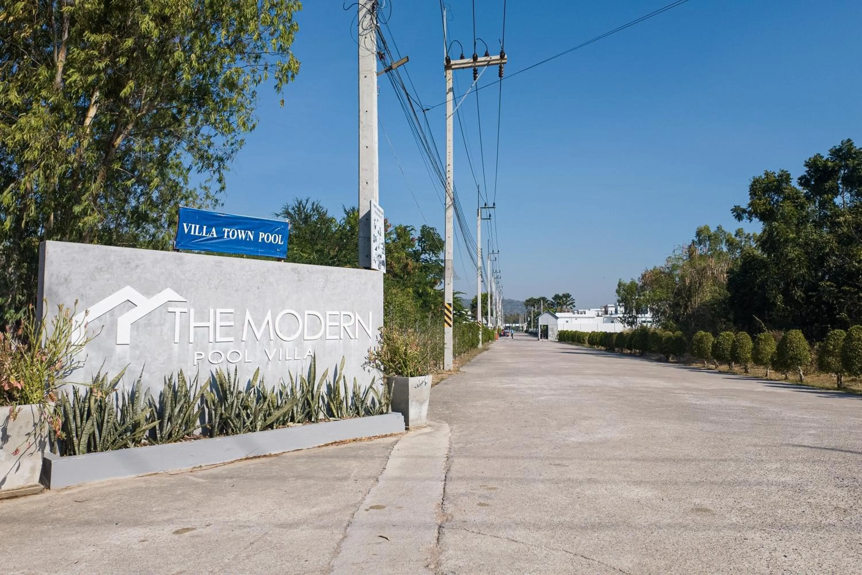 Property building in The Modern Pool Villa Hua Hin