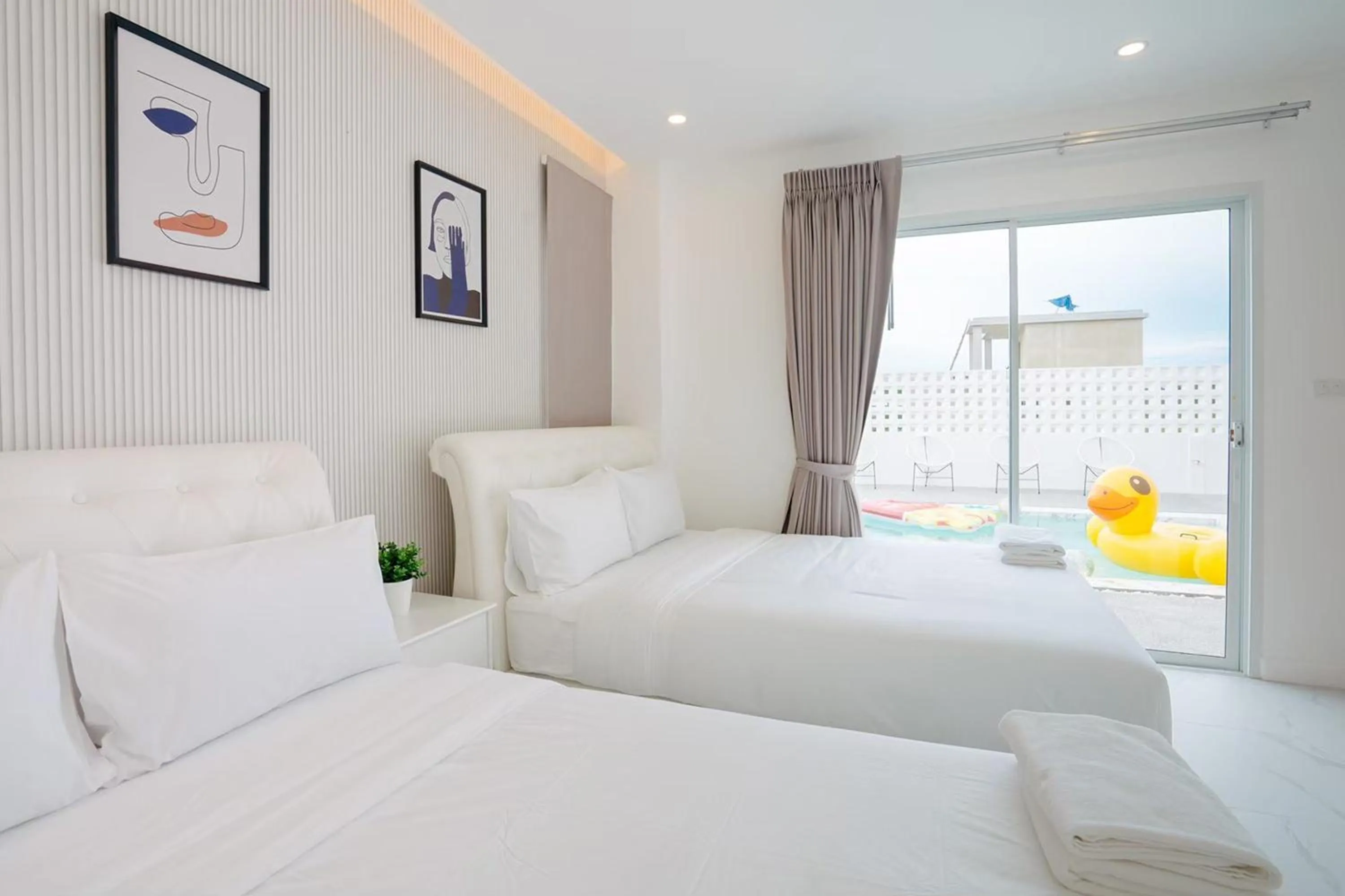 Bedroom in The Modern Pool Villa Hua Hin