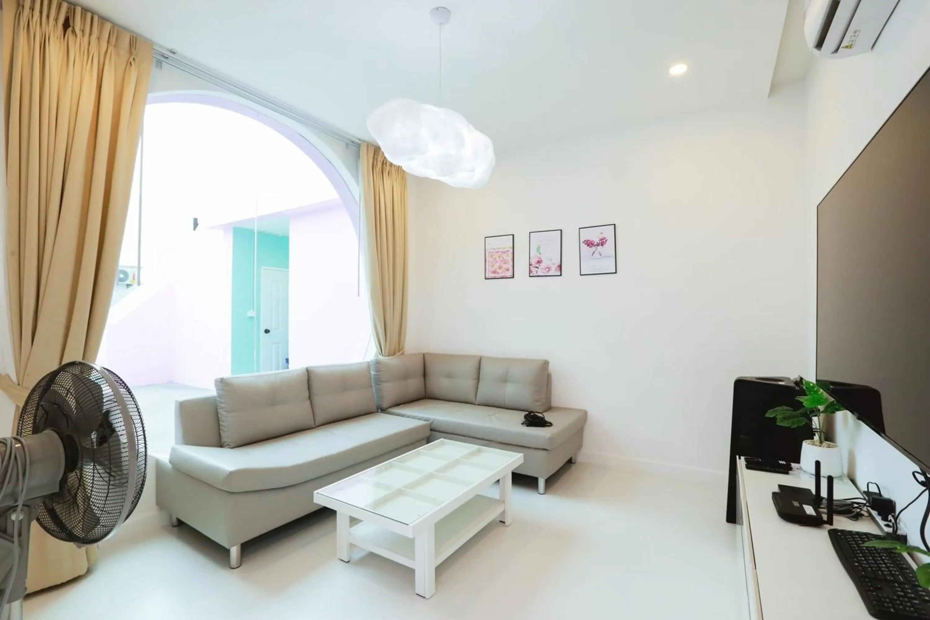 Seating area in The Modern Pool Villa Hua Hin