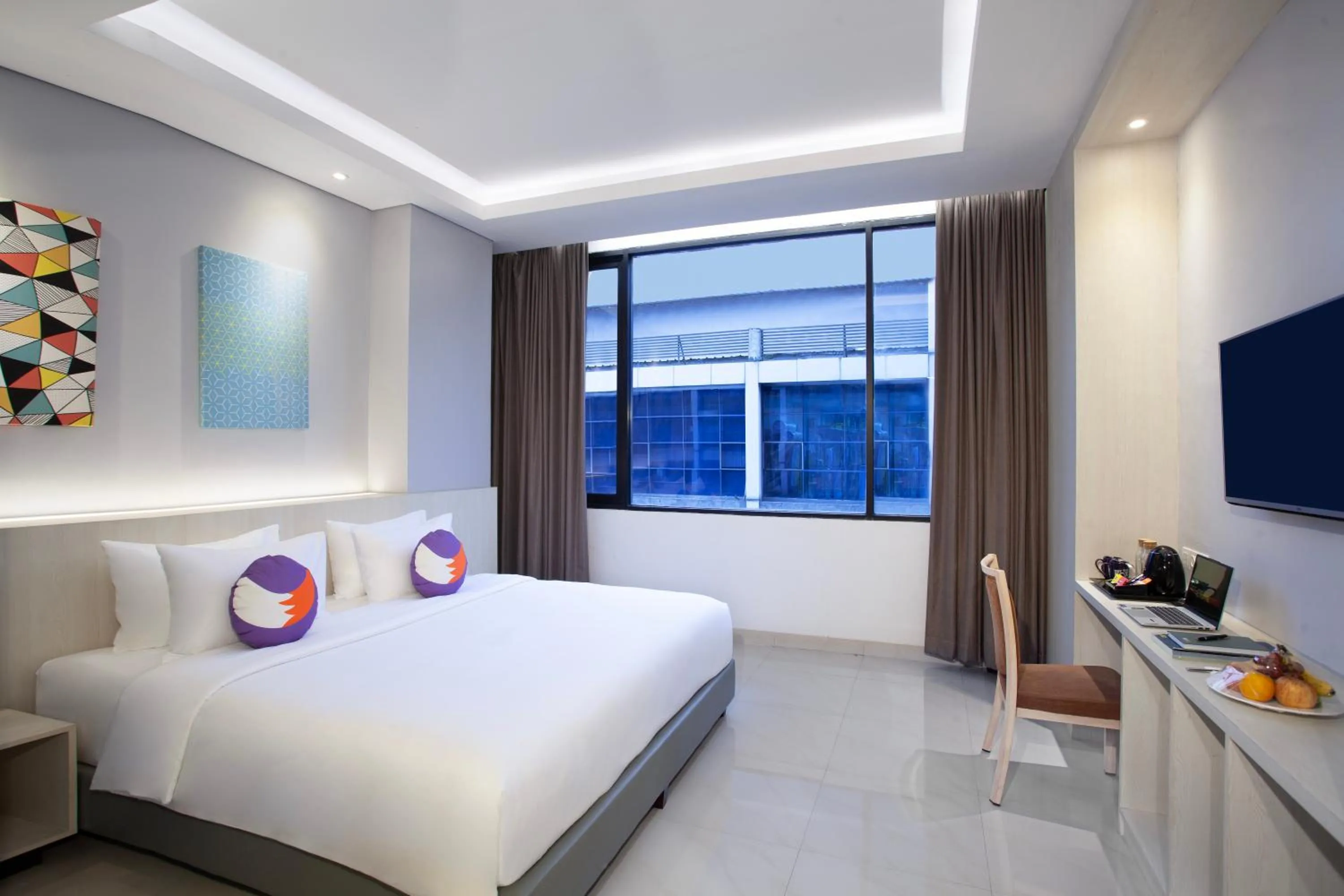 Bed in FOX Lite Hotel Cikarang