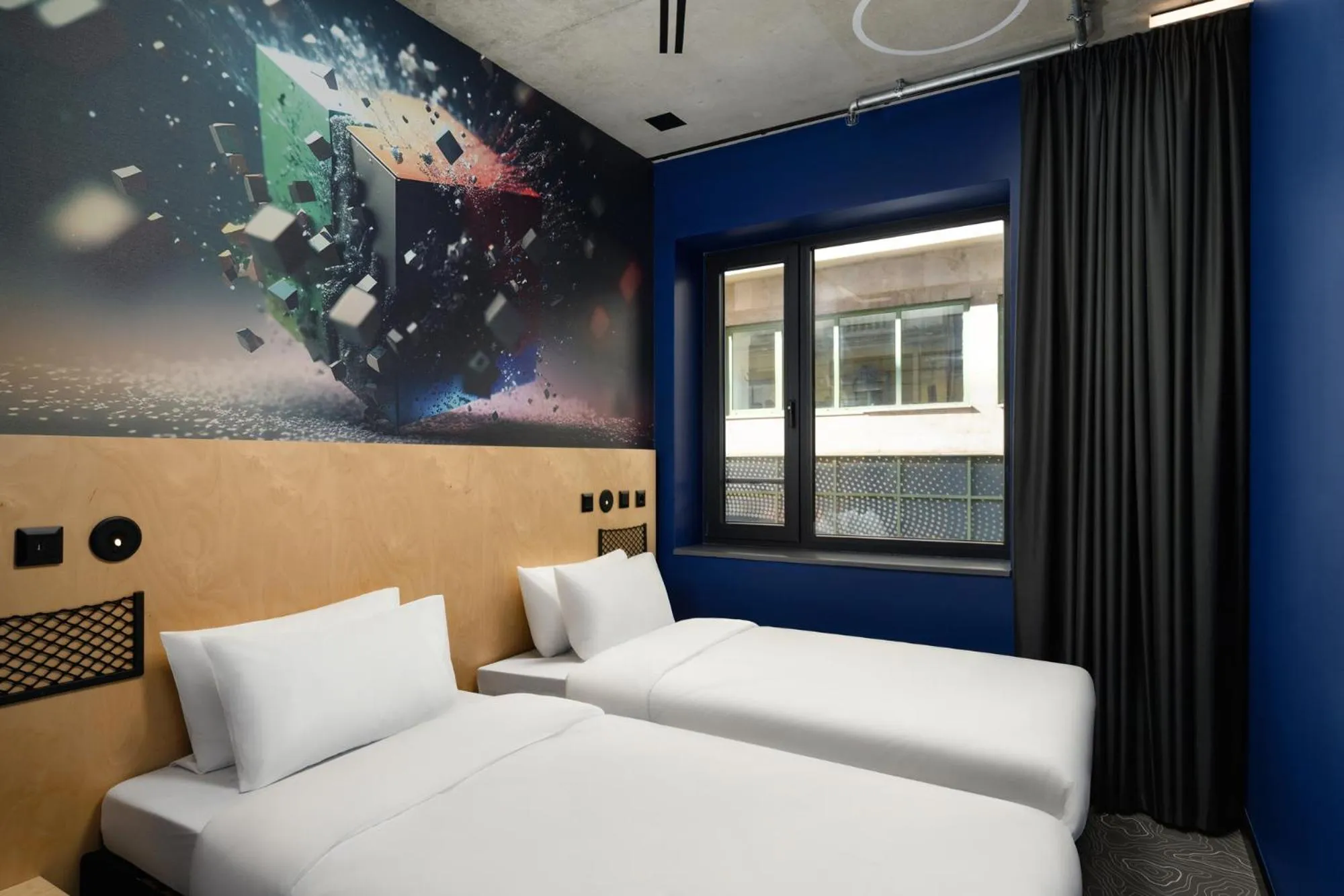 Bed in JO&JOE Budapest